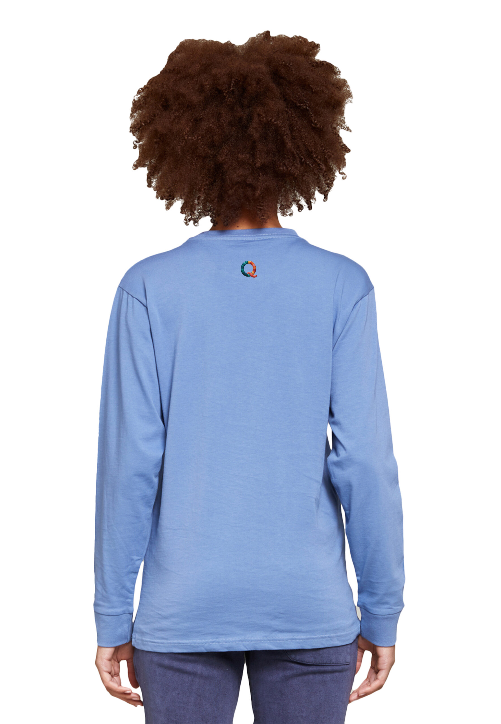 QSMATI Colorful Abstract Heavy Long-Sleeve Jersey