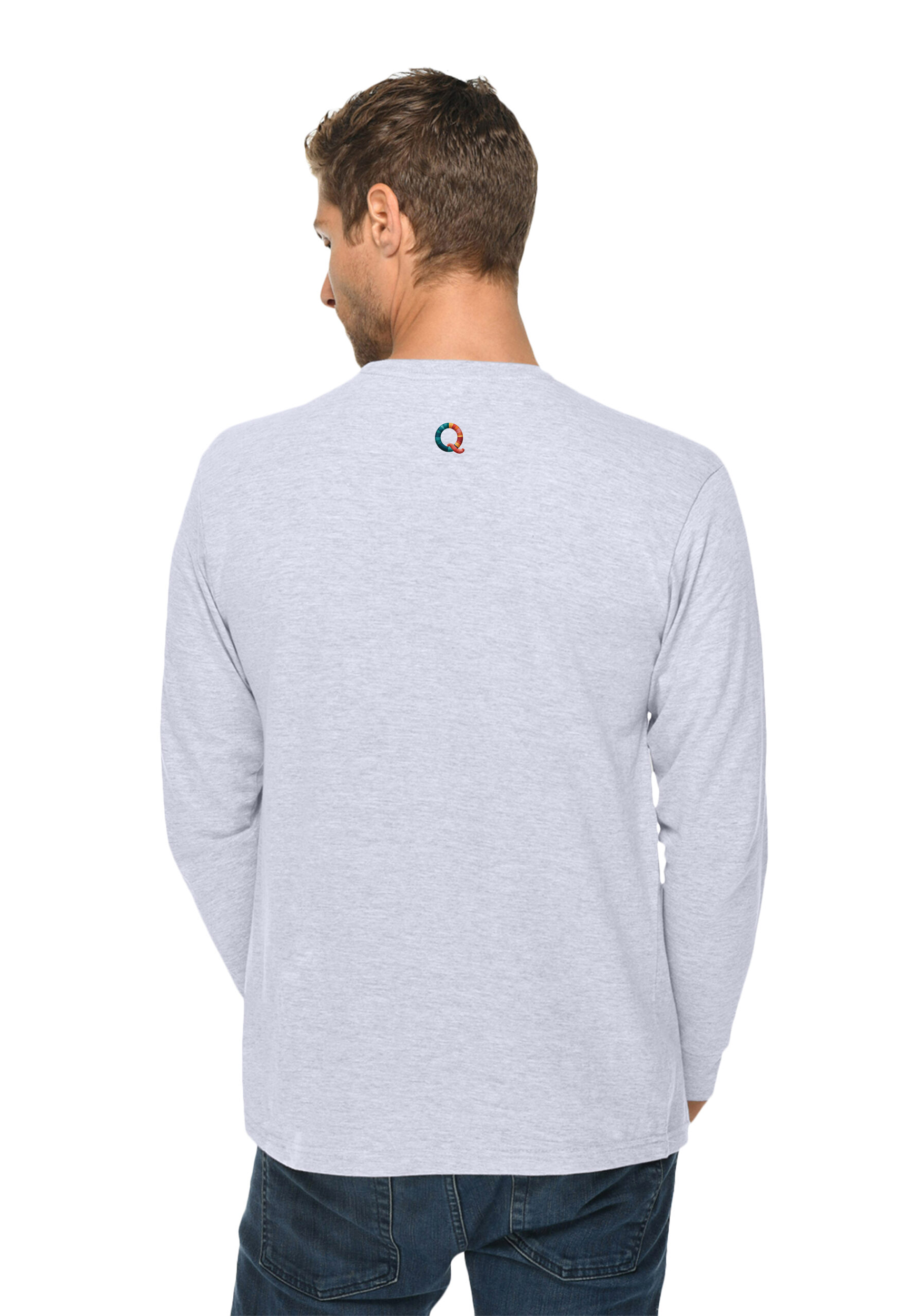 QSMATI Colorful Abstract Heavy Long-Sleeve Jersey