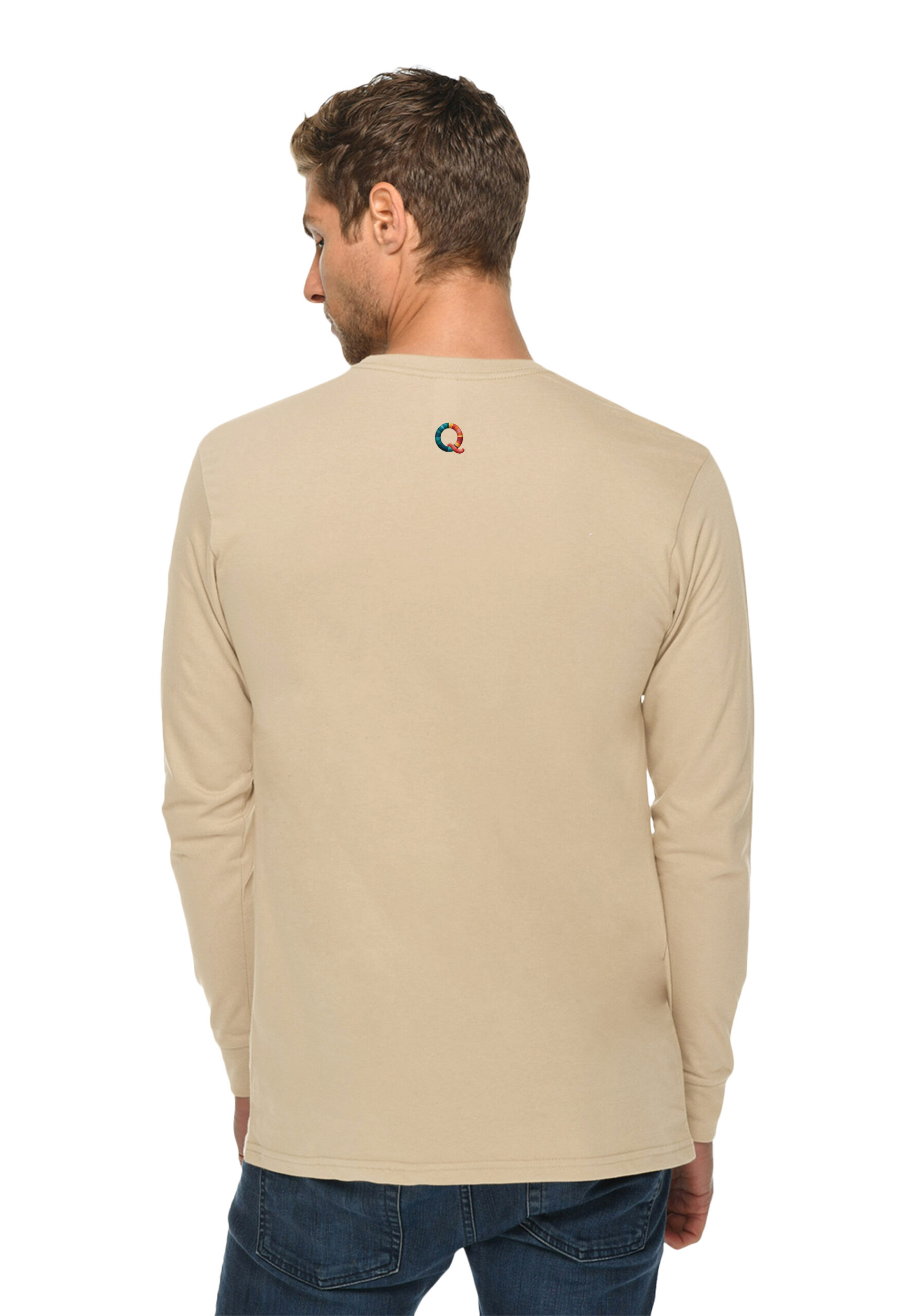 QSMATI Colorful Abstract Heavy Long-Sleeve Jersey
