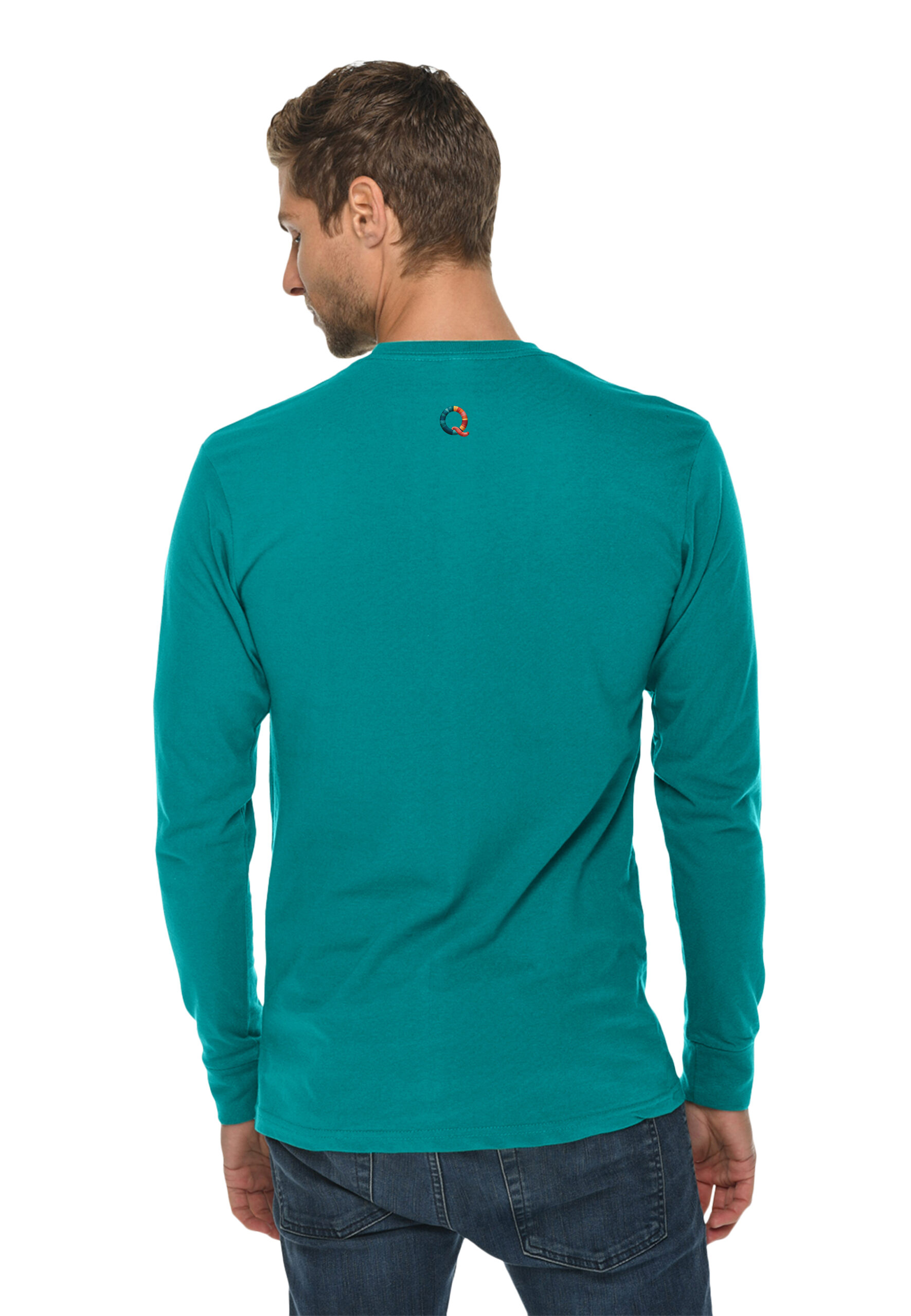 QSMATI Colorful Abstract Heavy Long-Sleeve Jersey