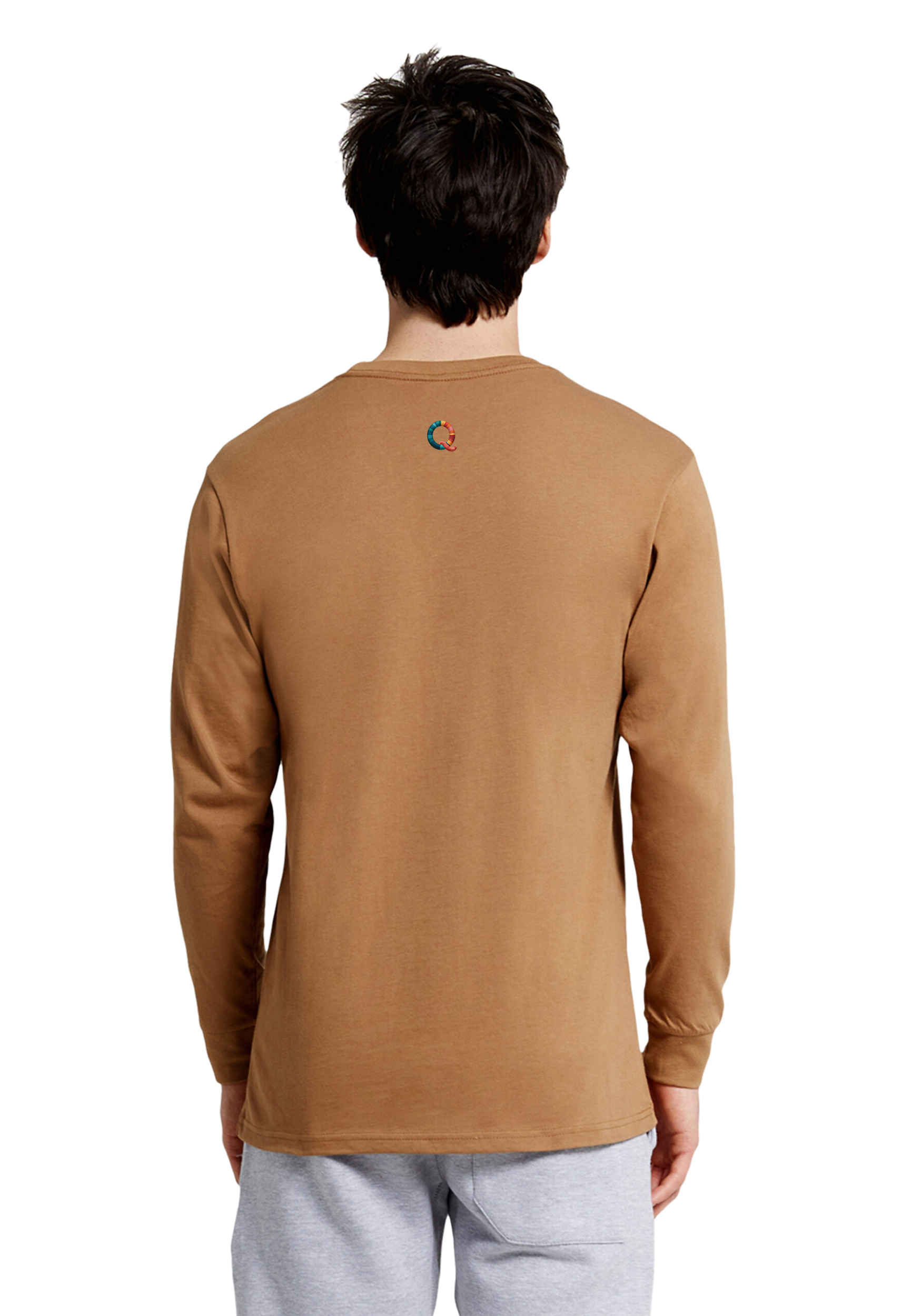 QSMATI Colorful Abstract Heavy Long-Sleeve Jersey