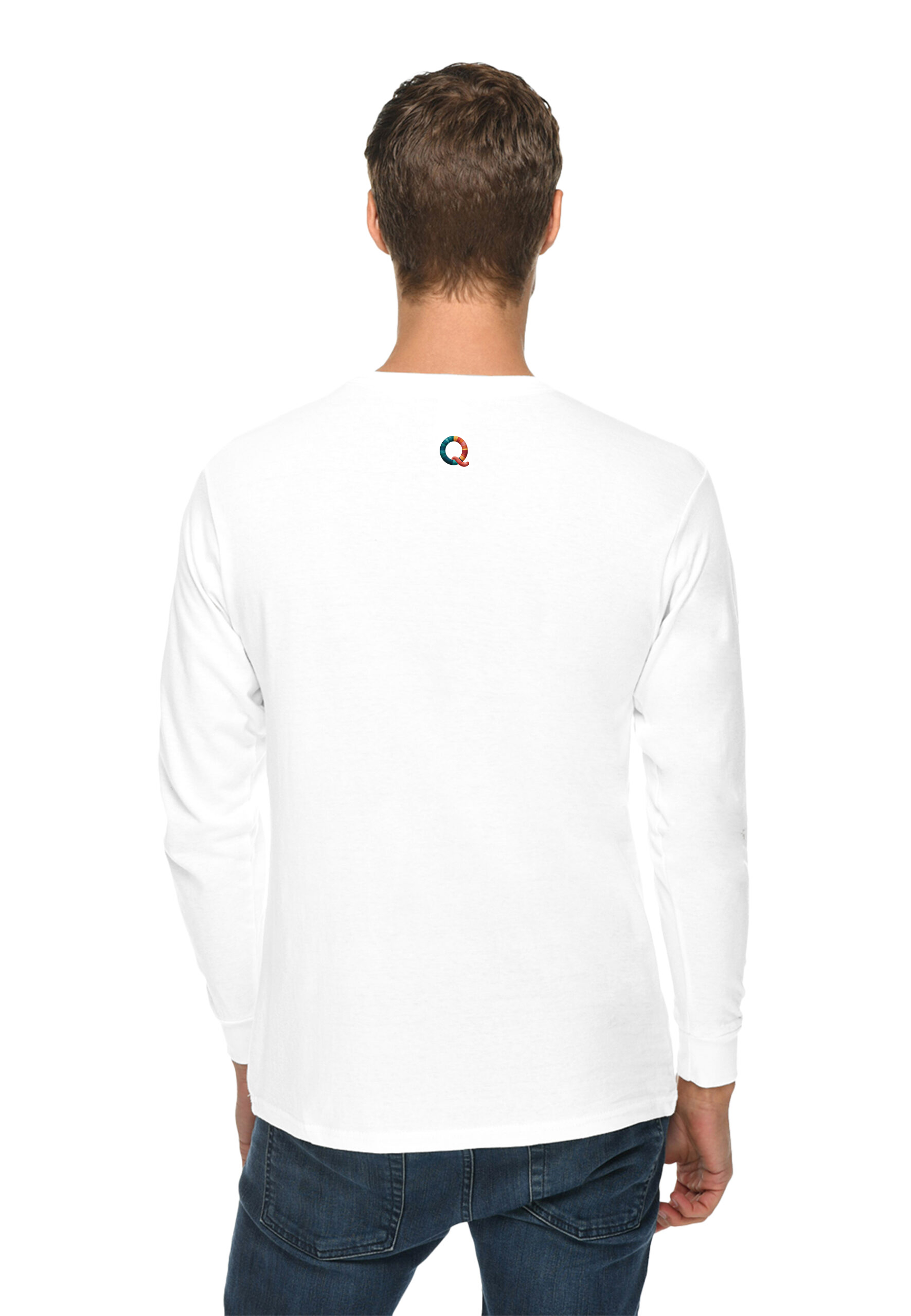 QSMATI Colorful Abstract Heavy Long-Sleeve Jersey