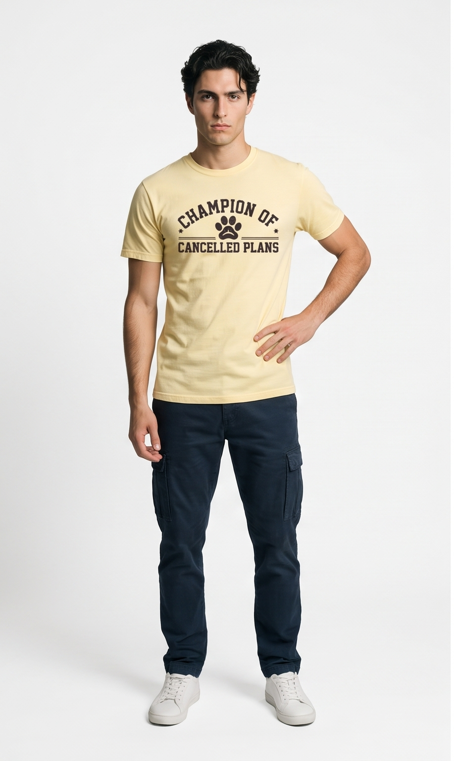 Cancelled Plans Cat Luxury T-Shirt