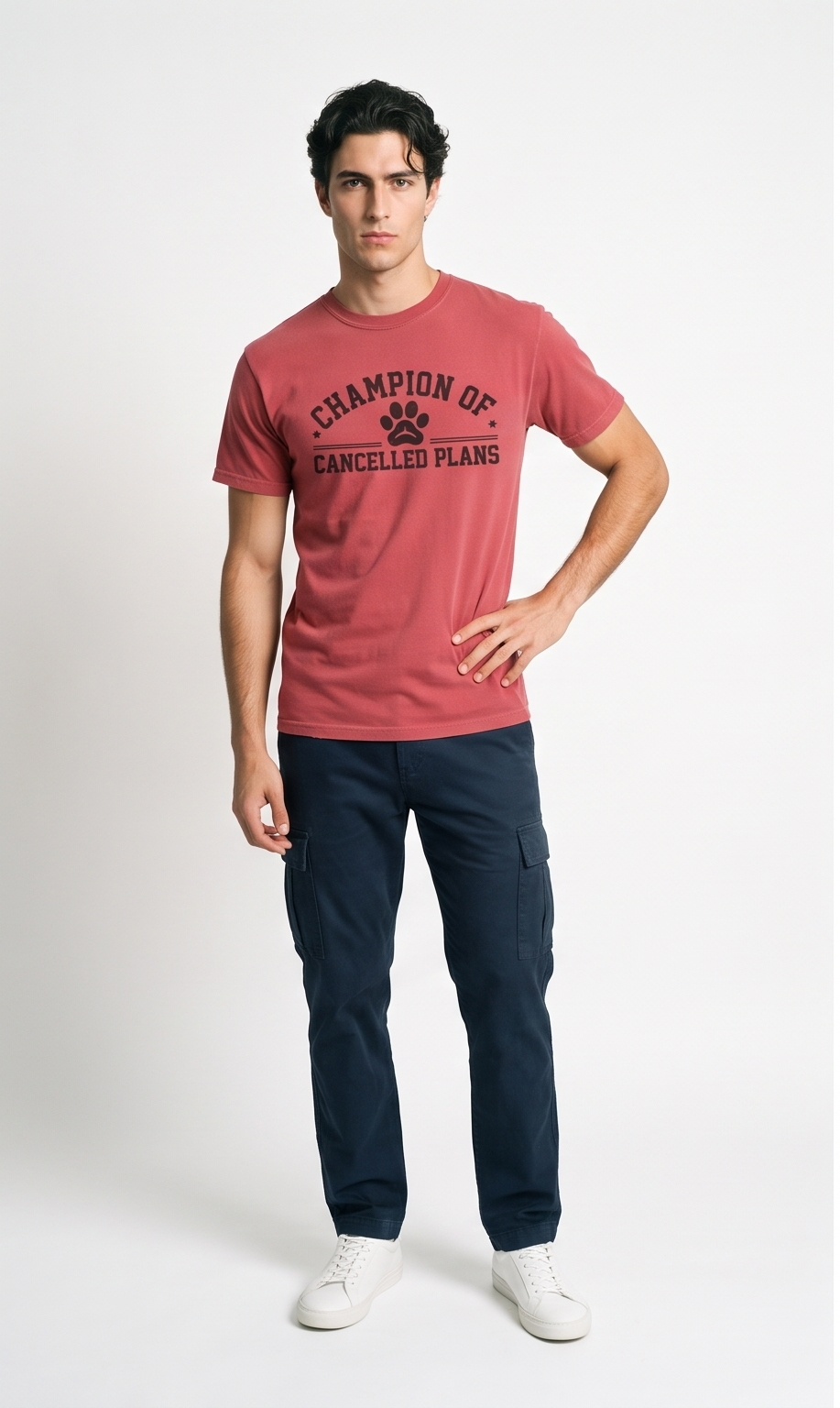 Cancelled Plans Cat Luxury T-Shirt