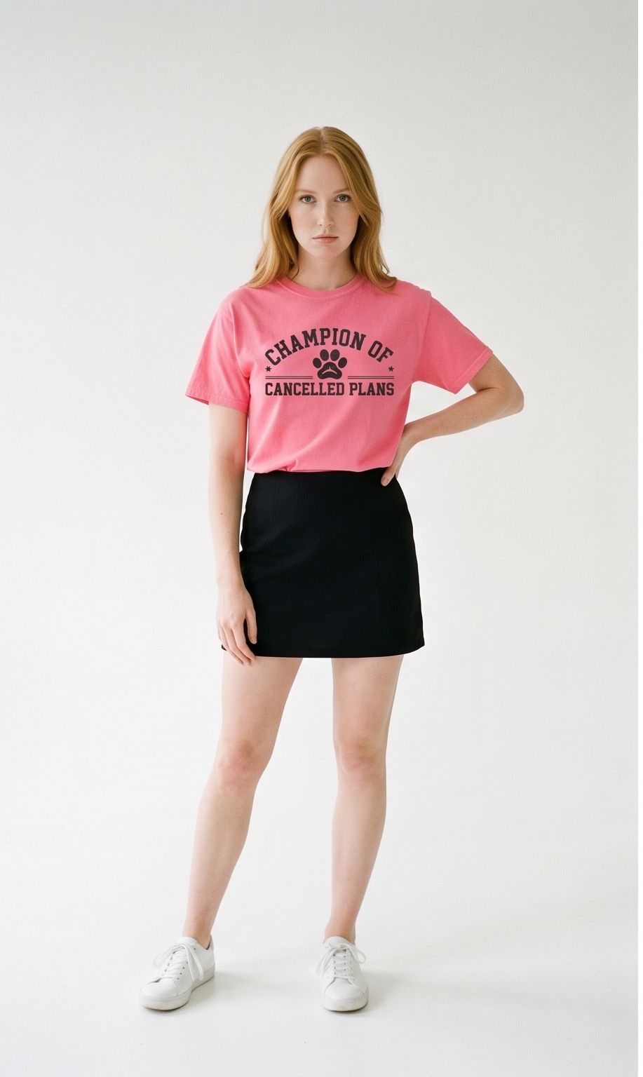 Cancelled Plans Cat Luxury T-Shirt