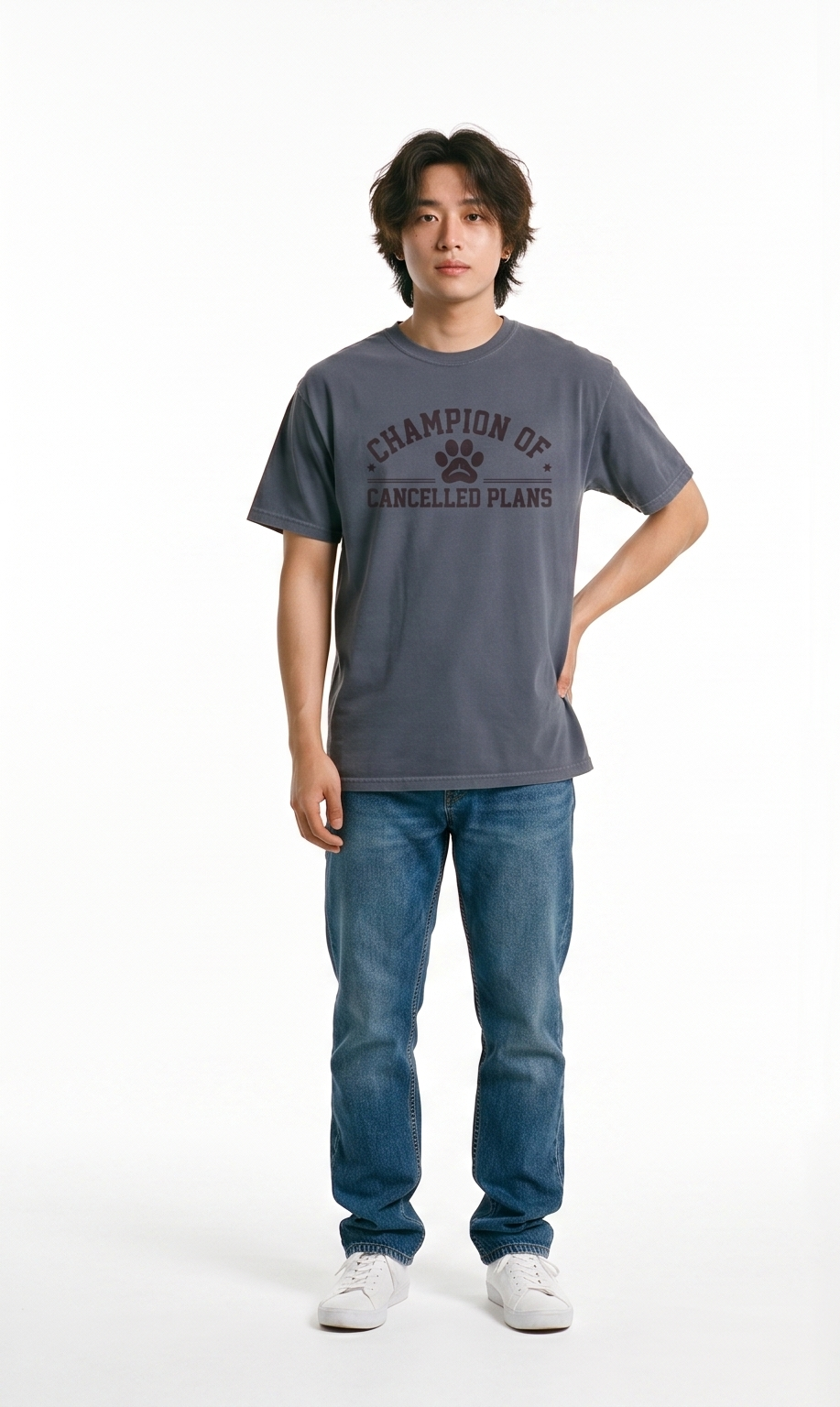 Cancelled Plans Cat Luxury T-Shirt
