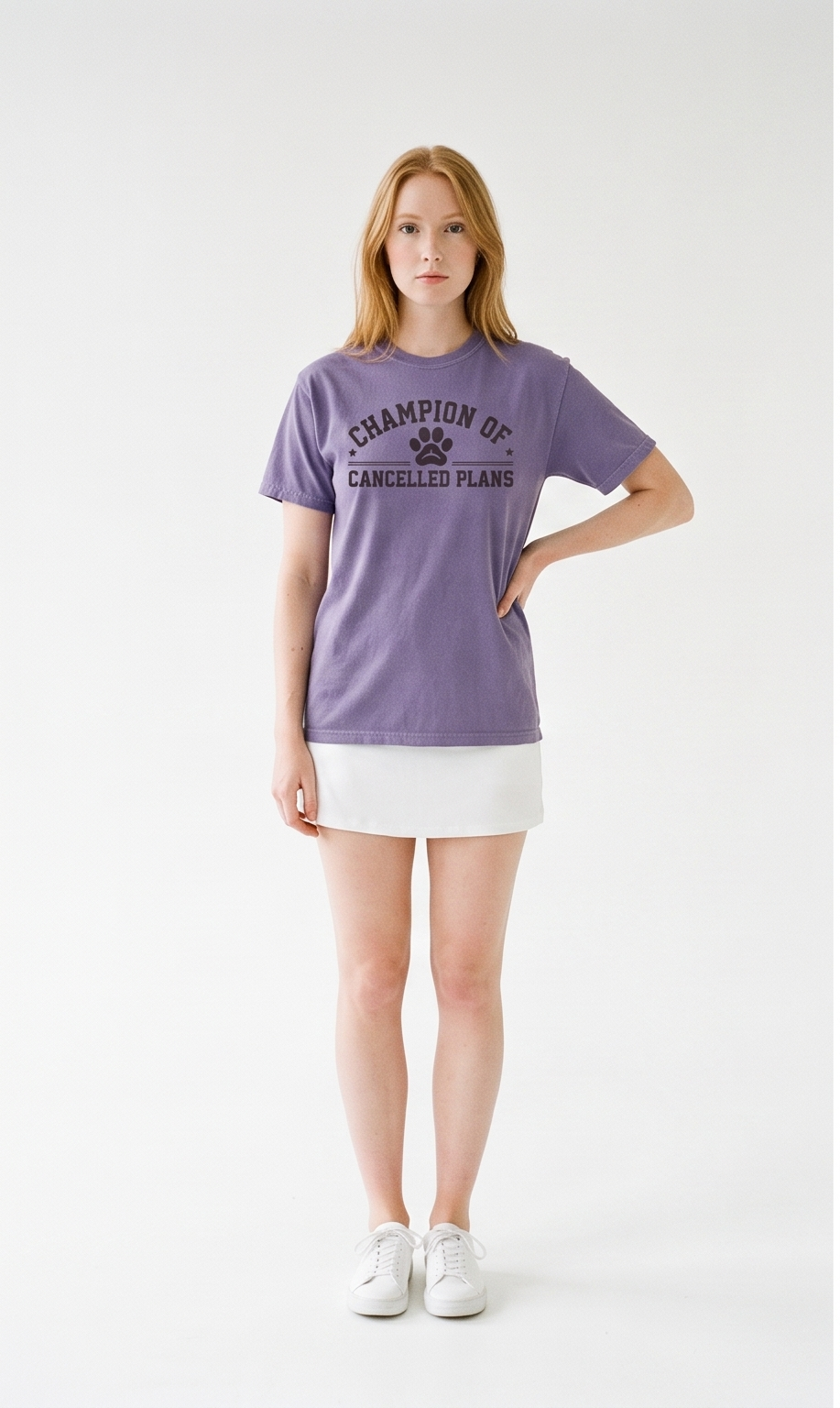 Cancelled Plans Cat Luxury T-Shirt