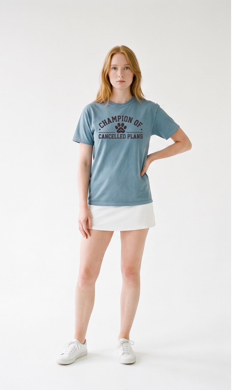 Cancelled Plans Cat Luxury T-Shirt