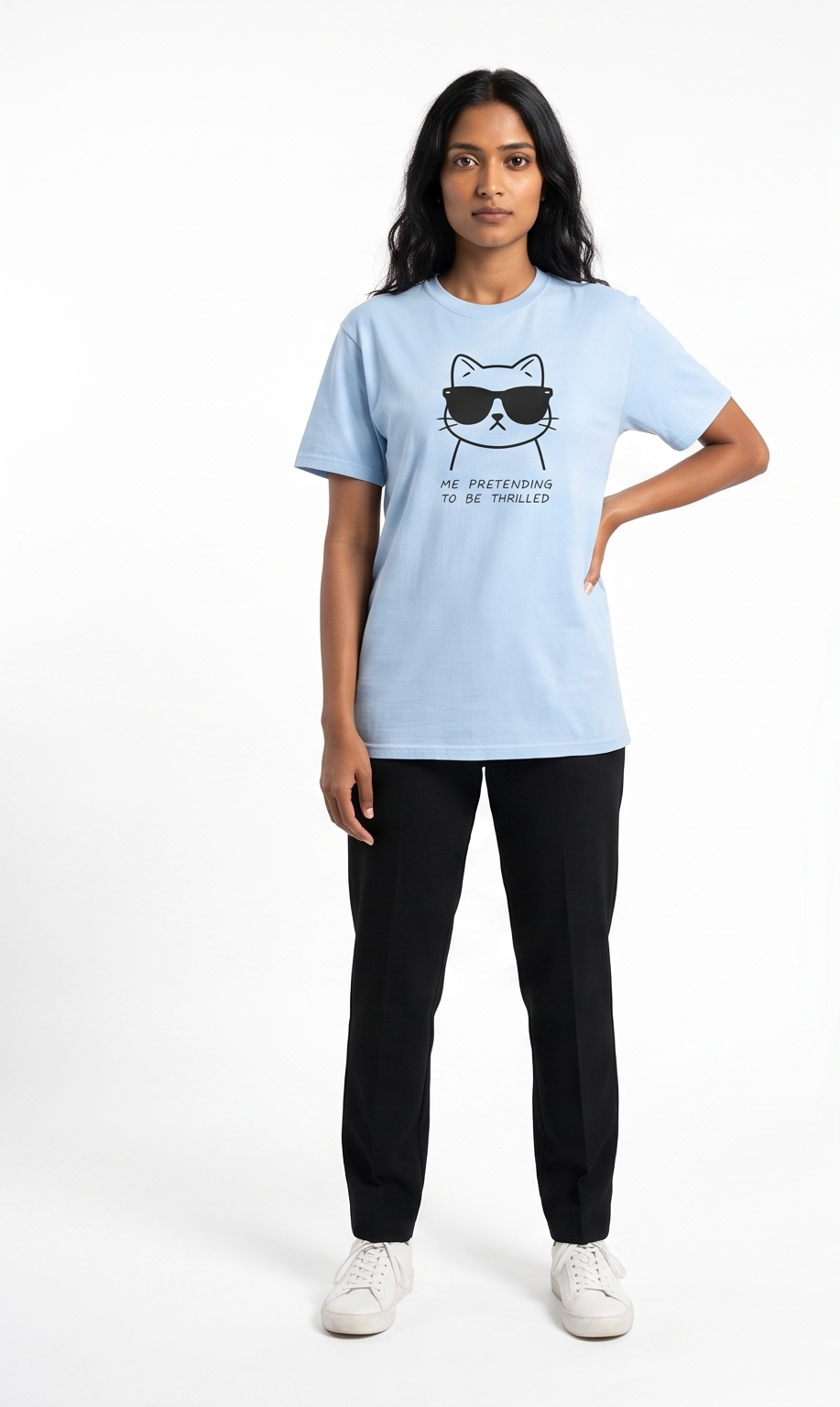 Thrilled Cat Luxury T-Shirt
