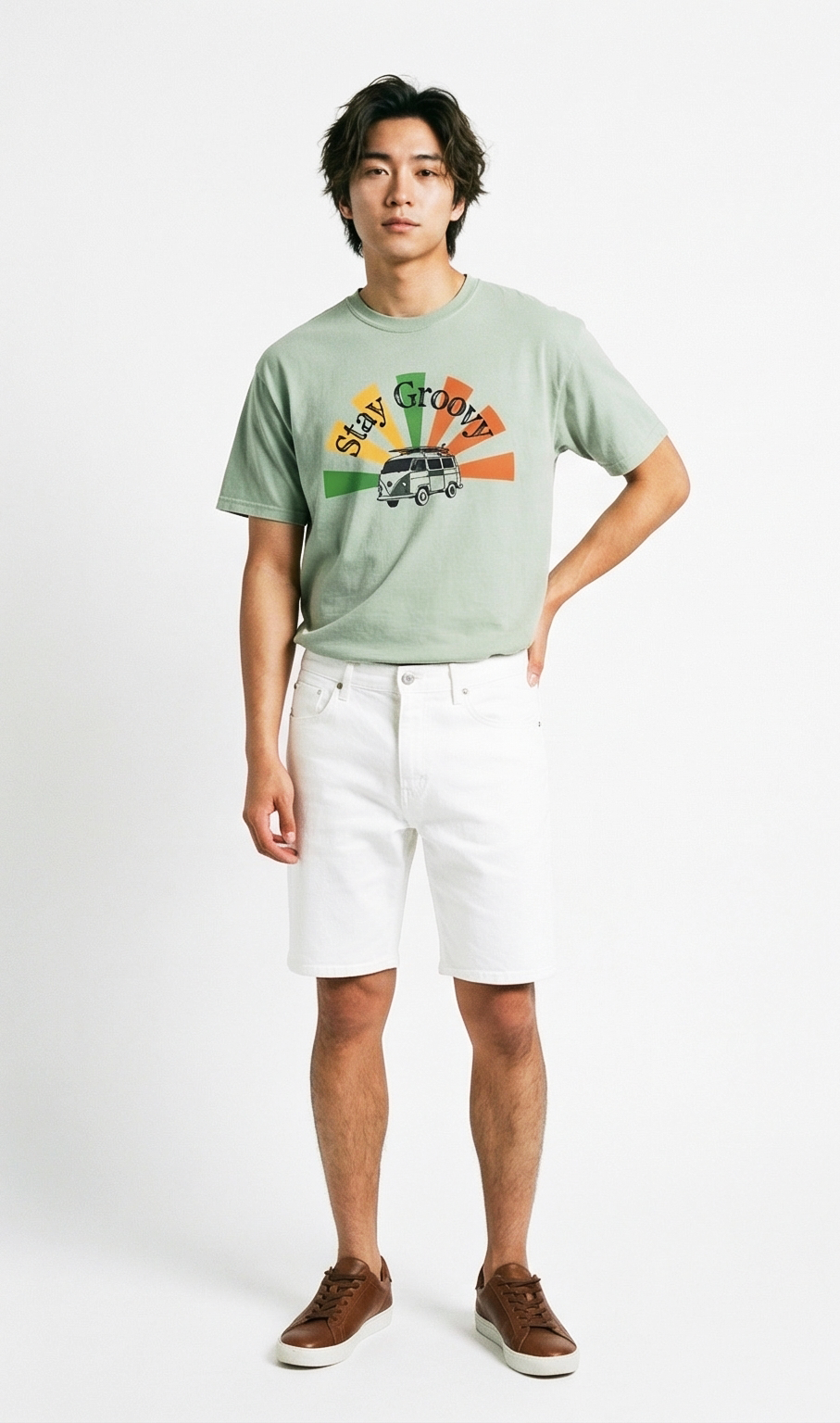 Stay Groovy Luxury T-Shirt