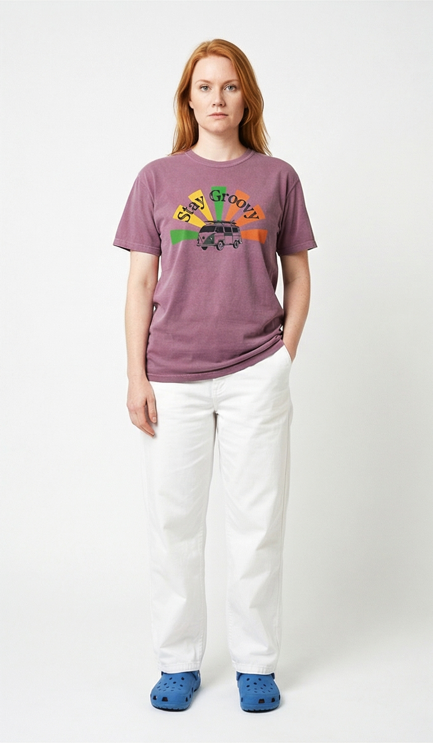 Stay Groovy Luxury T-Shirt