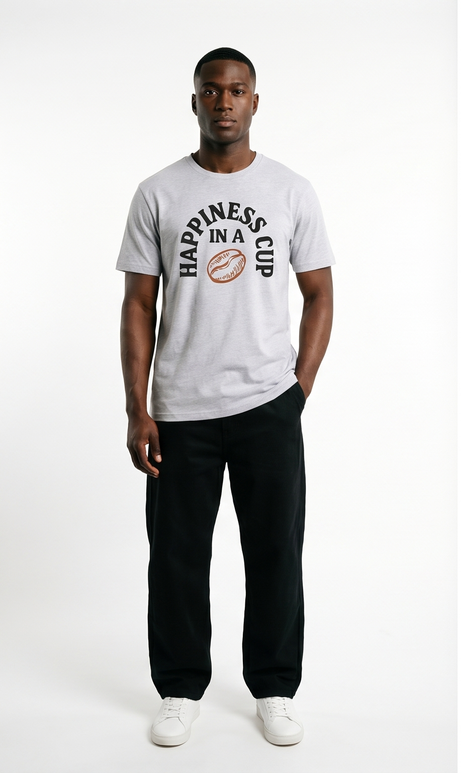 Coffee Happiness In A Cup Luxury T-Shirt