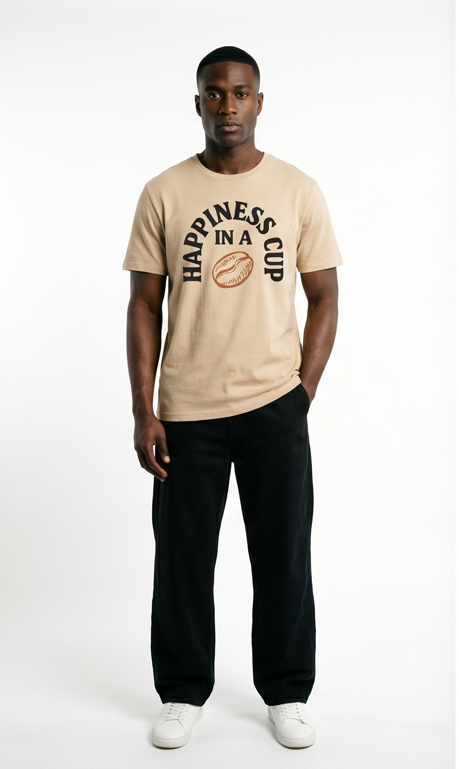 Coffee Happiness In A Cup Luxury T-Shirt