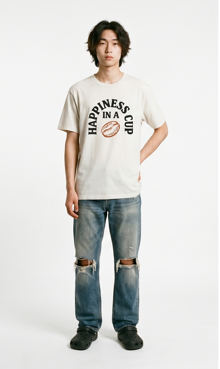 Coffee Happiness In A Cup Luxury T-Shirt