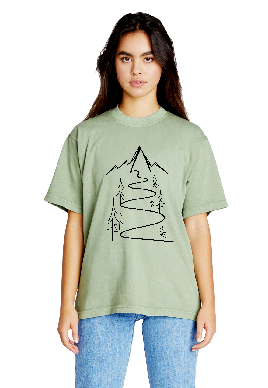 Abstract Scene Urban Luxury Tee