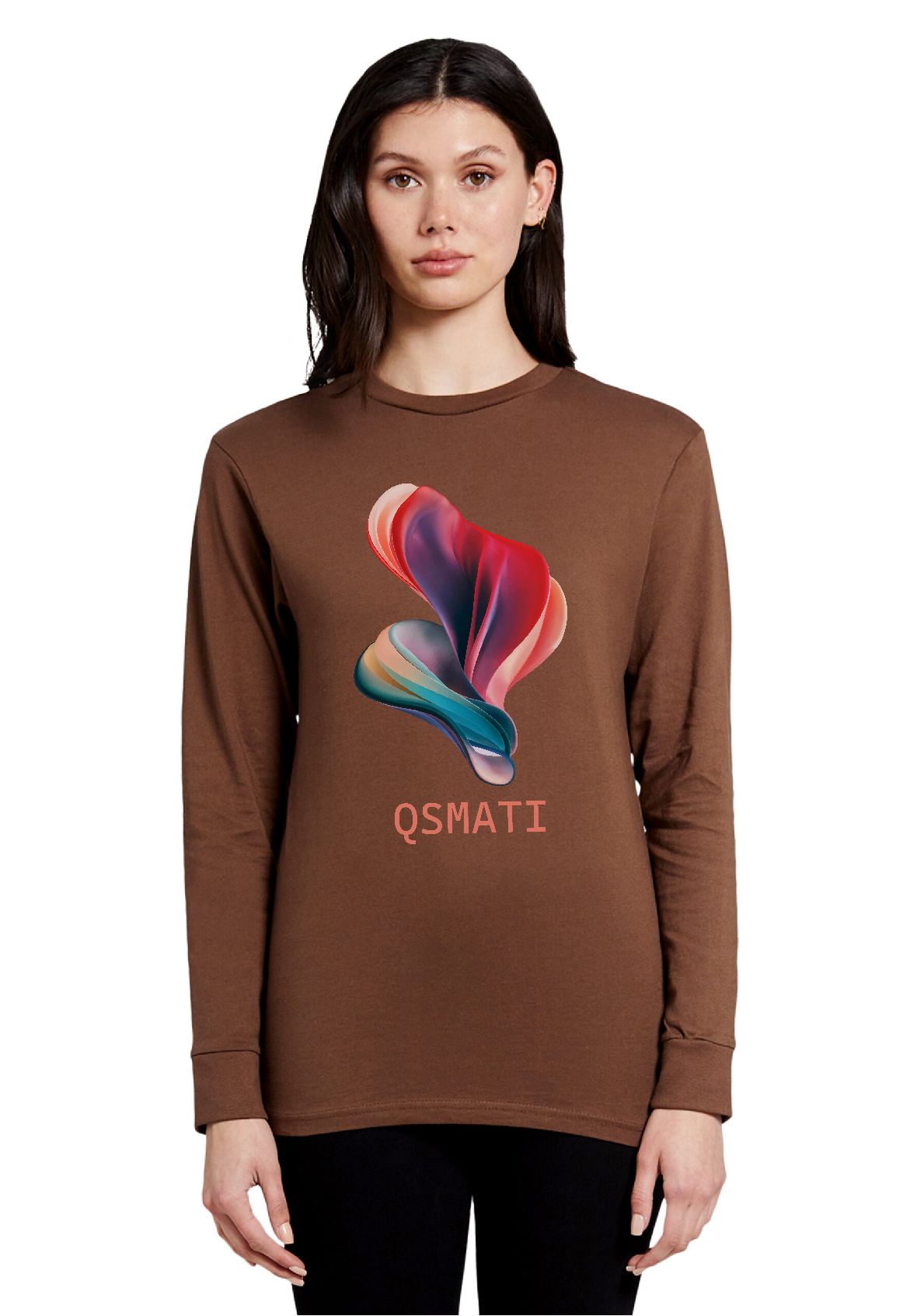 QSMATI Colorful Abstract Heavy Long-Sleeve Jersey