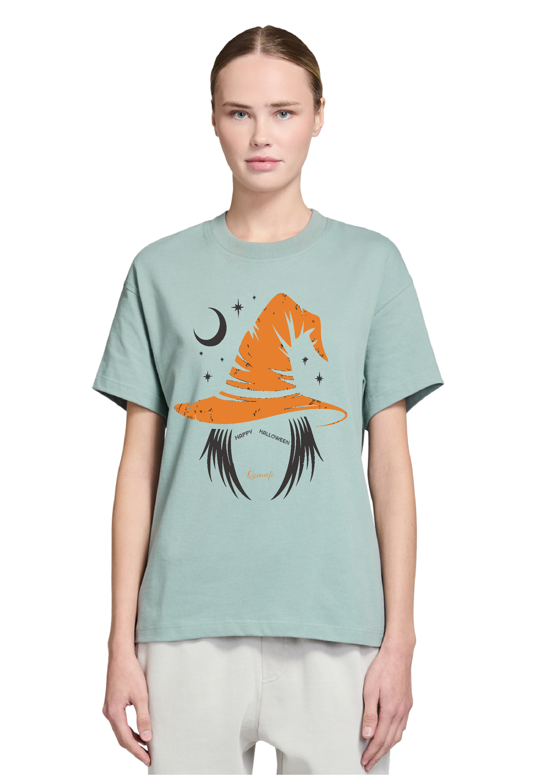 Halloween Witche's Hat Urban Heavy Luxury Tee