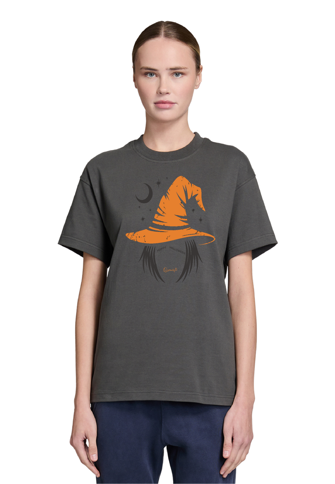 Halloween Witche's Hat Urban Heavy Luxury Tee