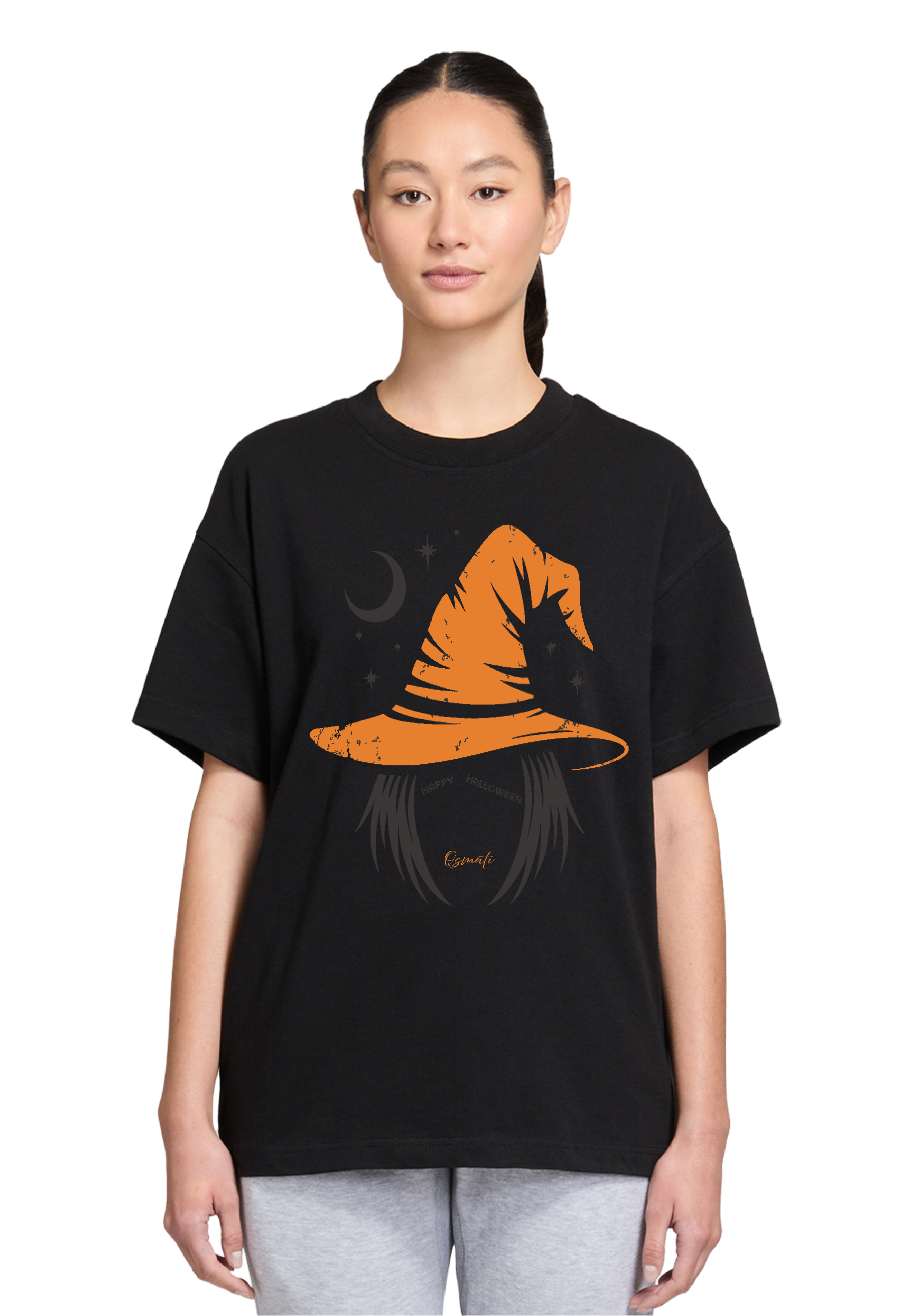 Halloween Witche's Hat Urban Heavy Luxury Tee