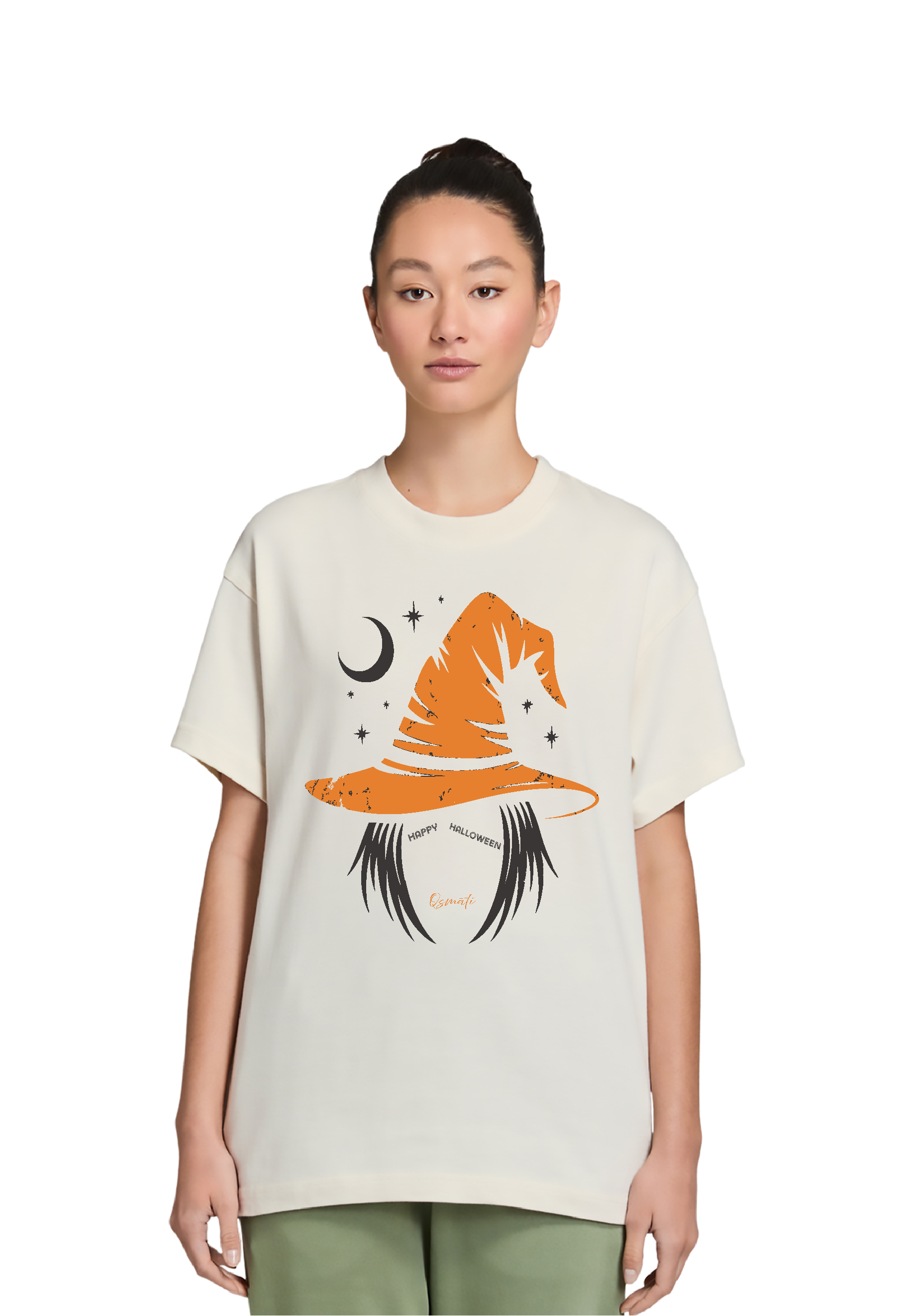 Halloween Witche's Hat Urban Heavy Luxury Tee