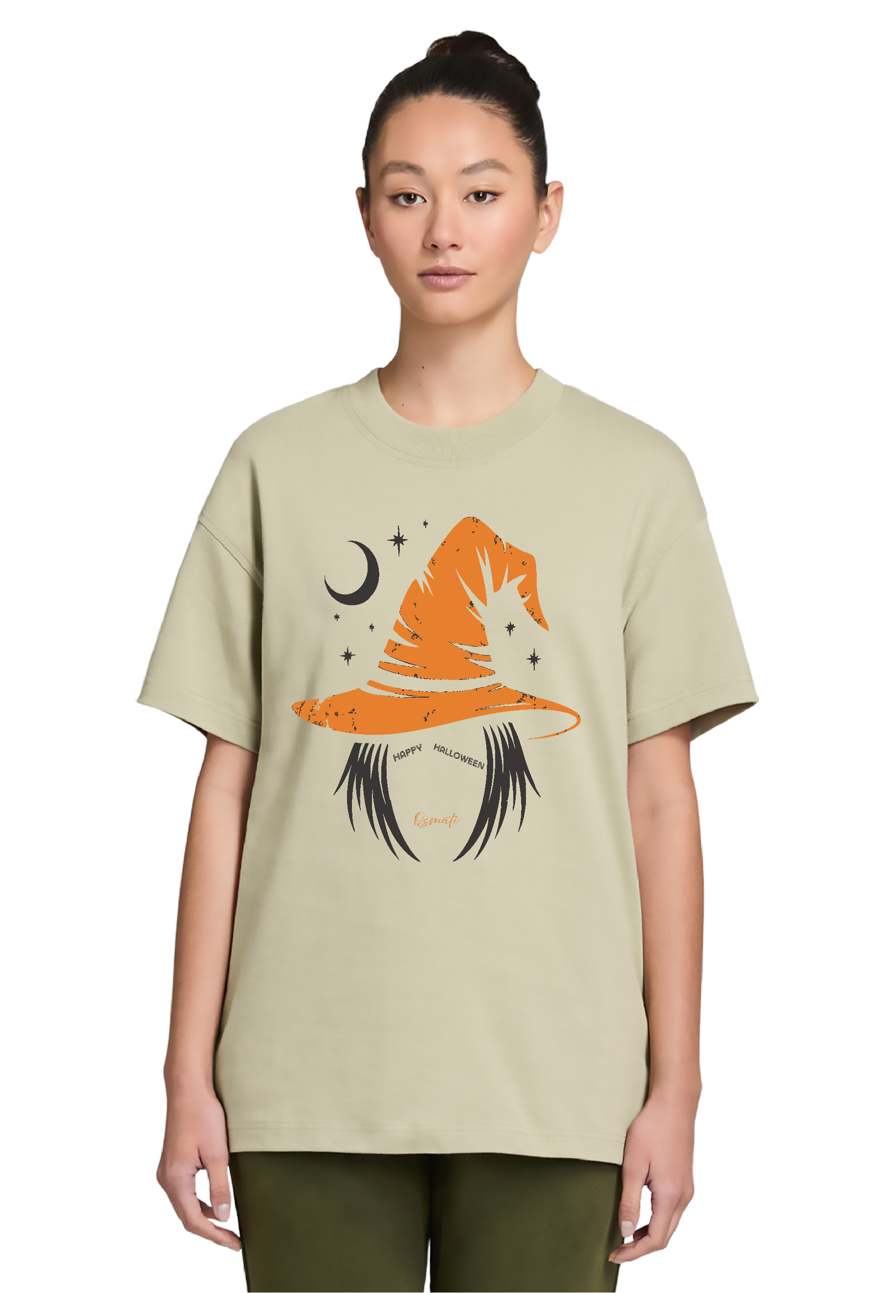 Halloween Witche's Hat Urban Heavy Luxury Tee