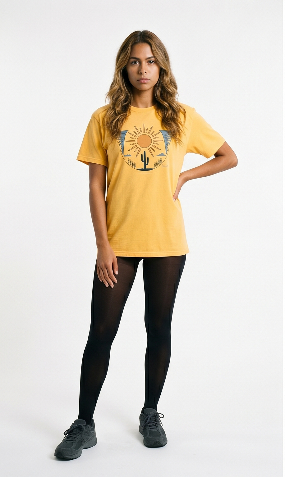Desert Sun Cactus Luxury T-Shirt