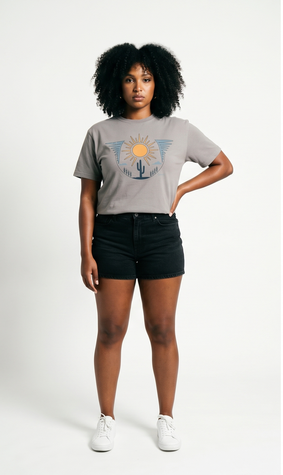 Desert Sun Cactus Luxury T-Shirt
