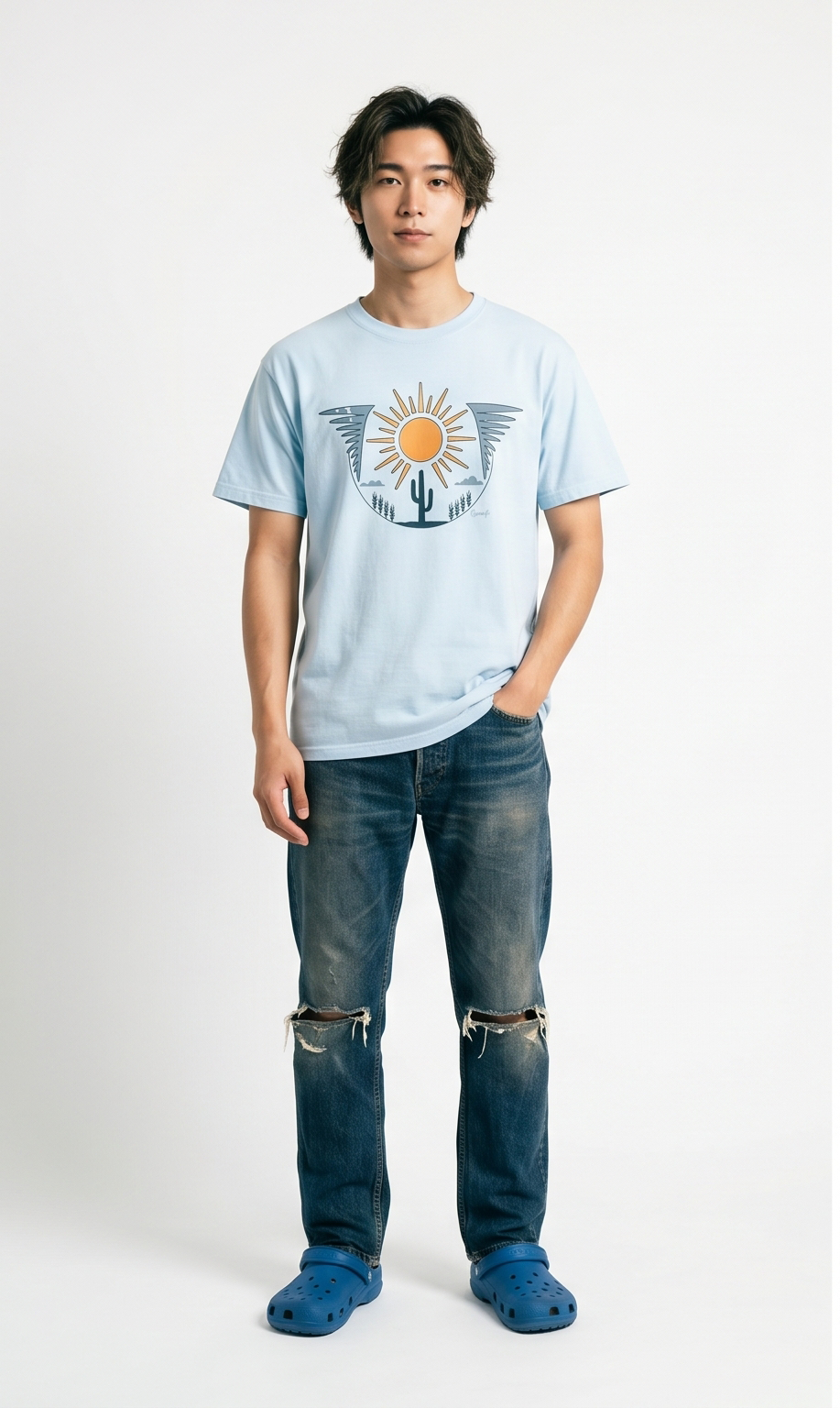 Desert Sun Cactus Luxury T-Shirt