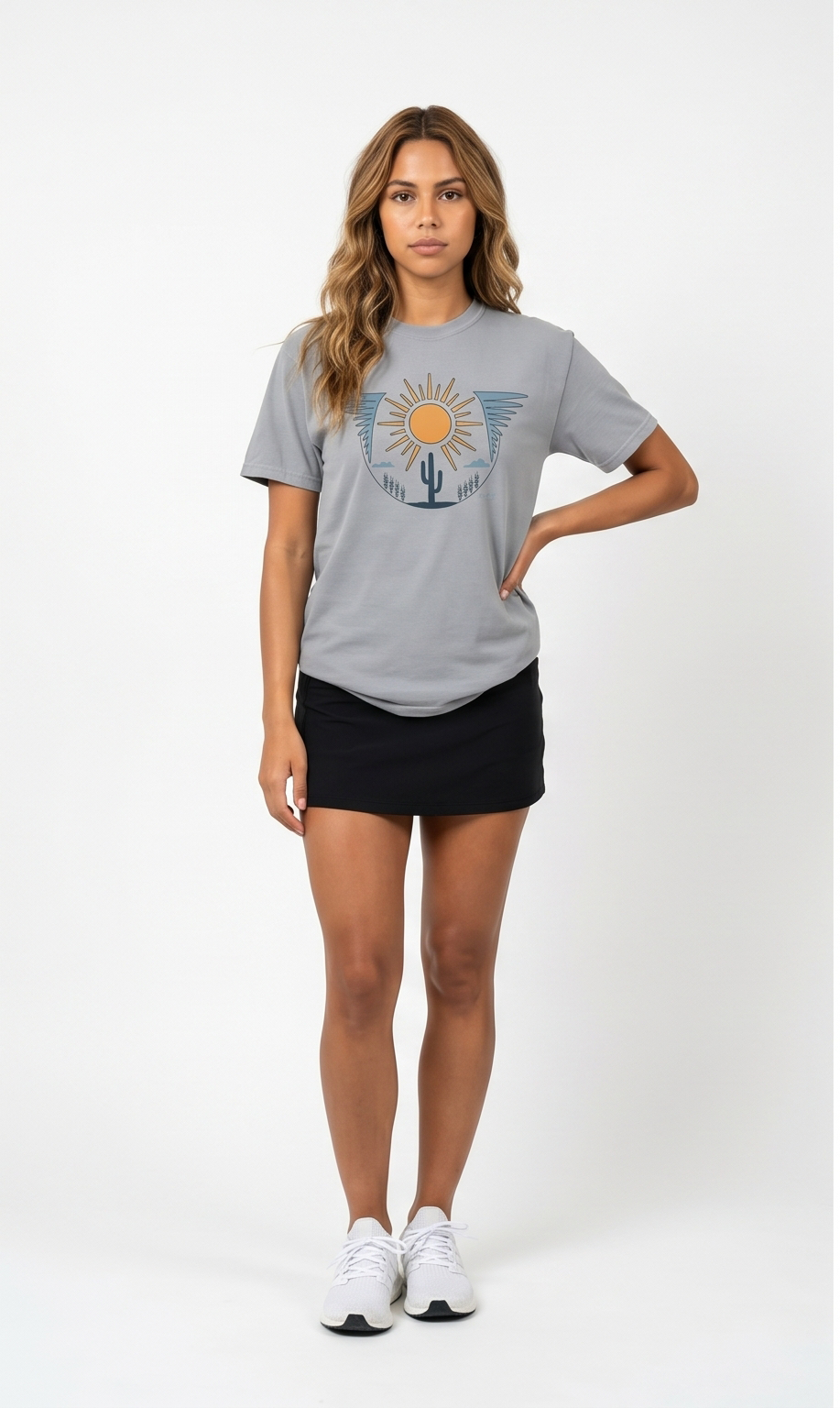 Desert Sun Cactus Luxury T-Shirt