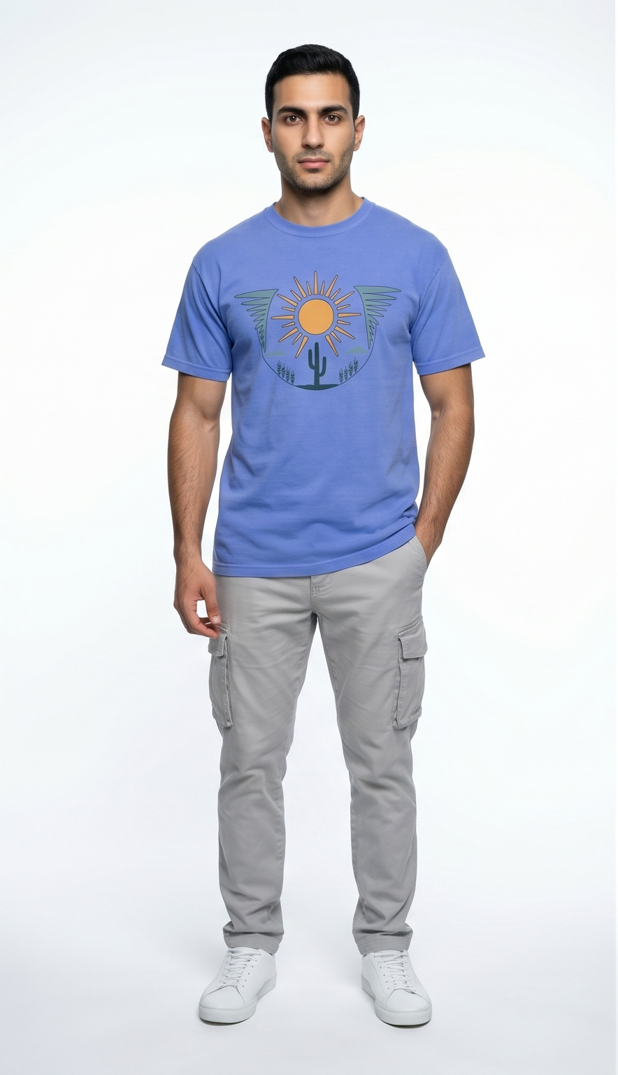 Desert Sun Cactus Luxury T-Shirt