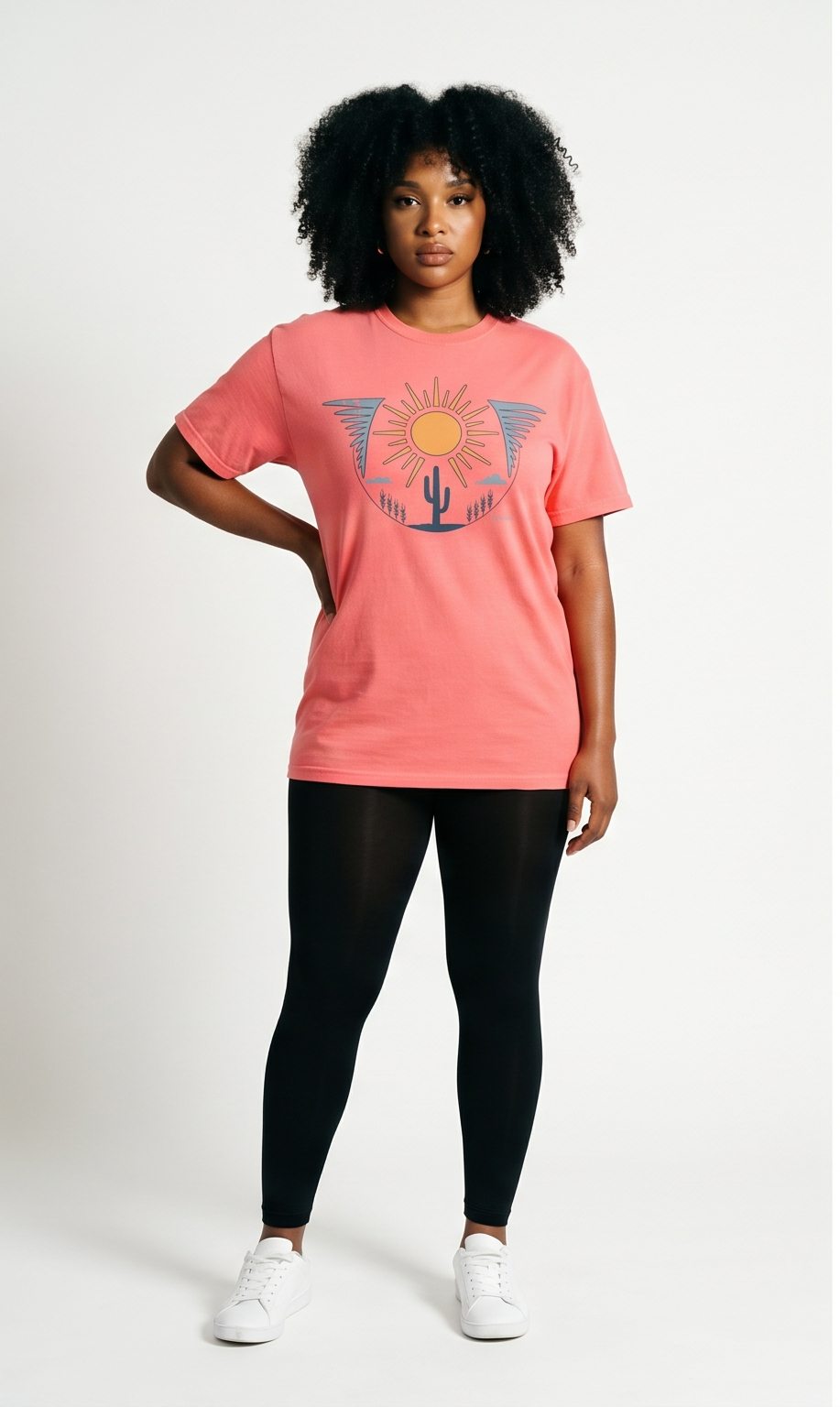 Desert Sun Cactus Luxury T-Shirt