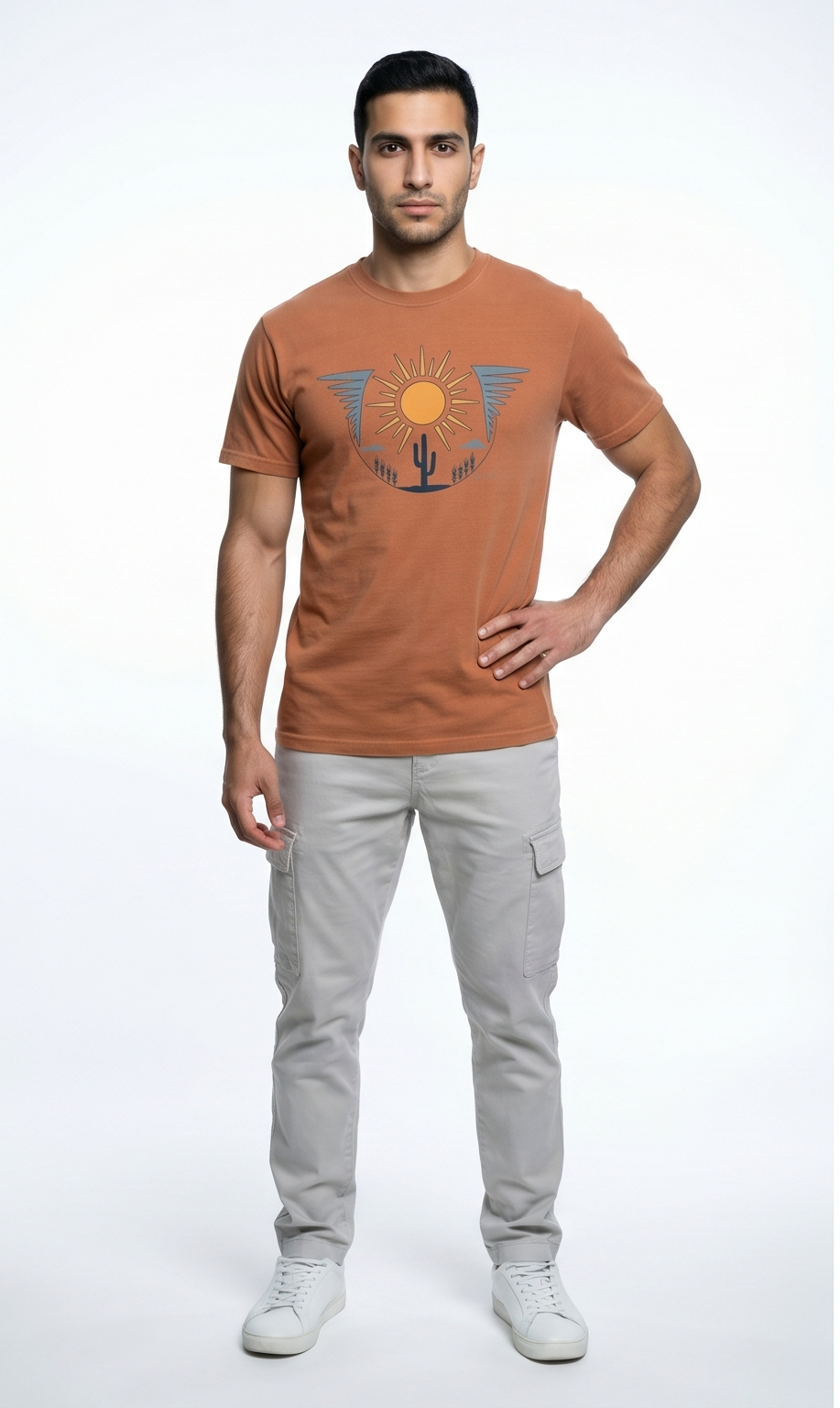 Desert Sun Cactus Luxury T-Shirt