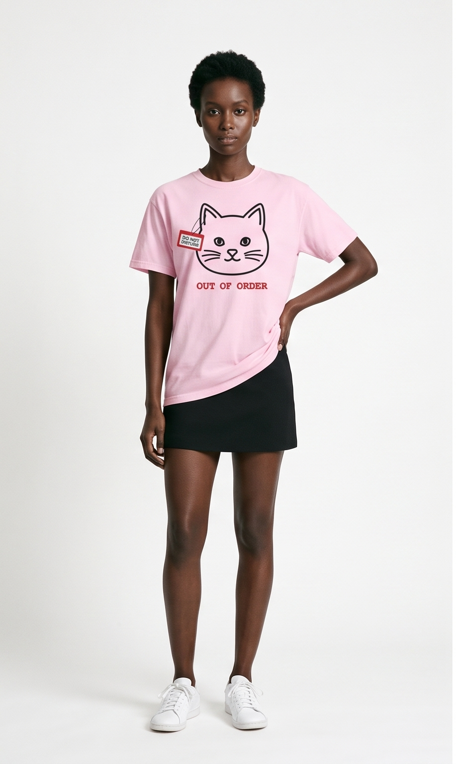 Out of Order Cat Luxury T-Shirt