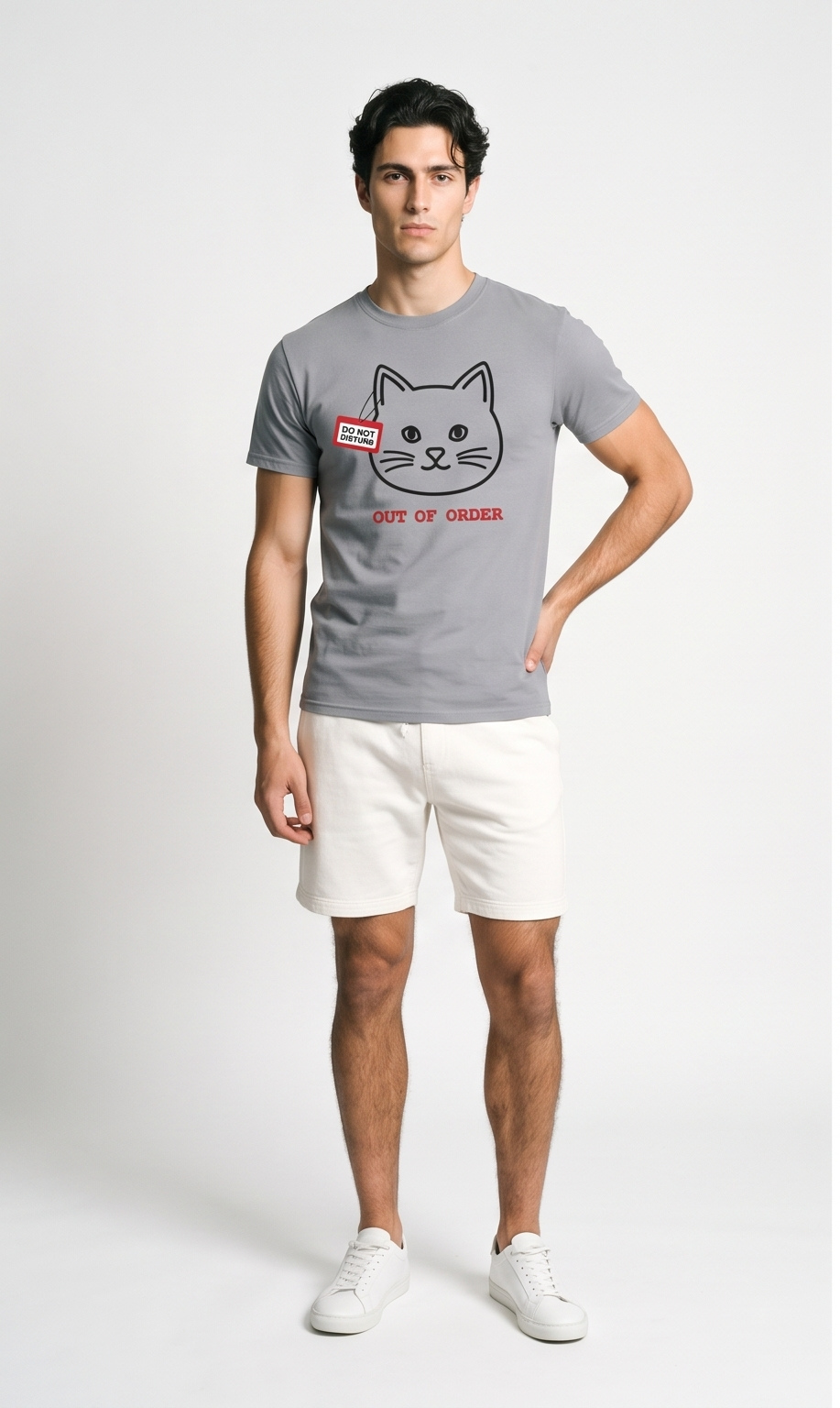 Out of Order Cat Luxury T-Shirt