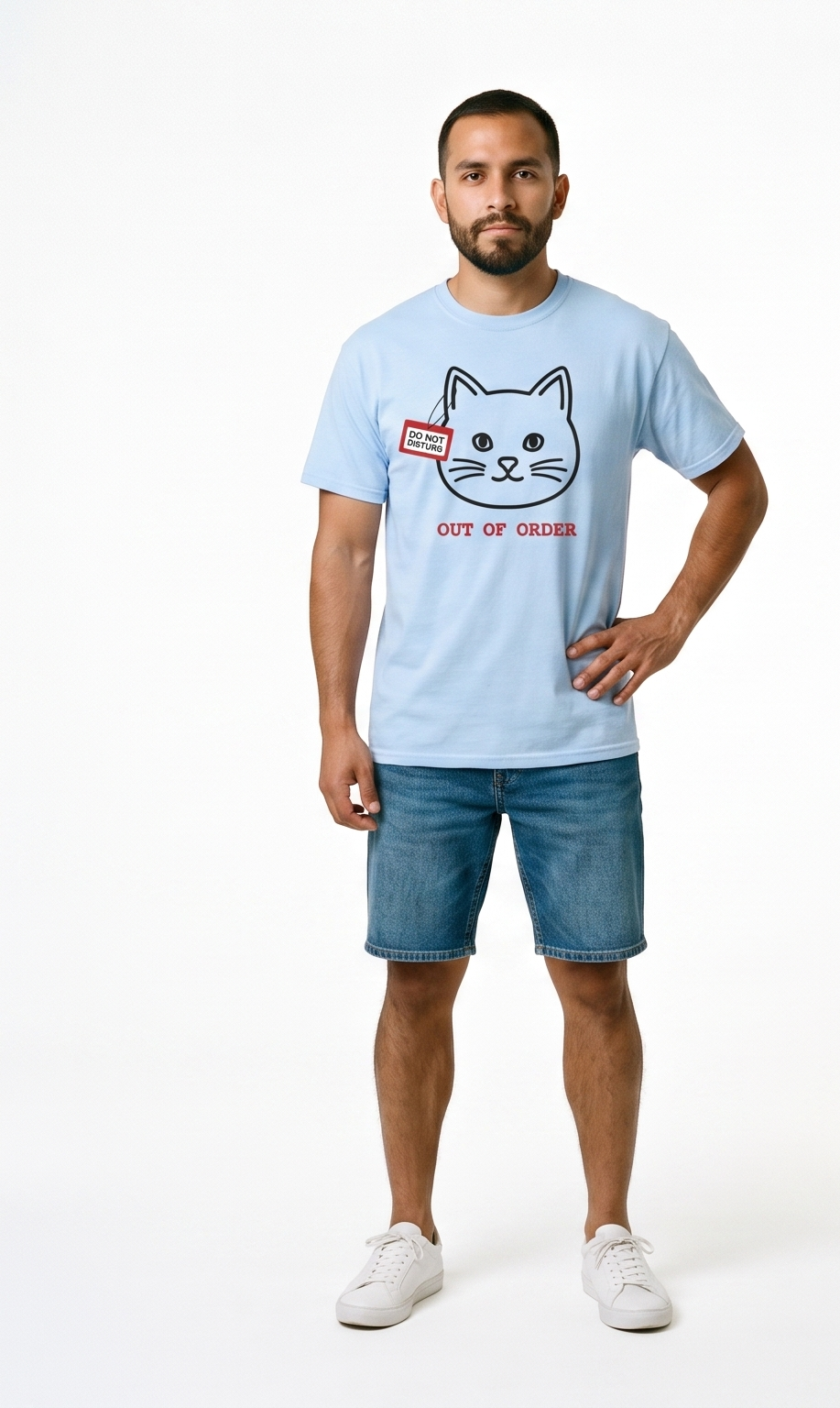 Out of Order Cat Luxury T-Shirt