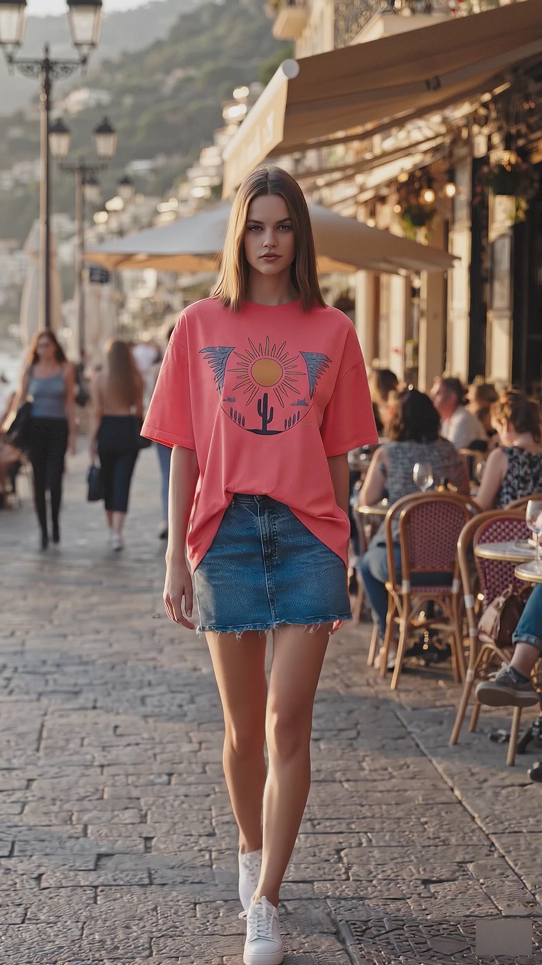Desert Sun Cactus Luxury T-Shirt