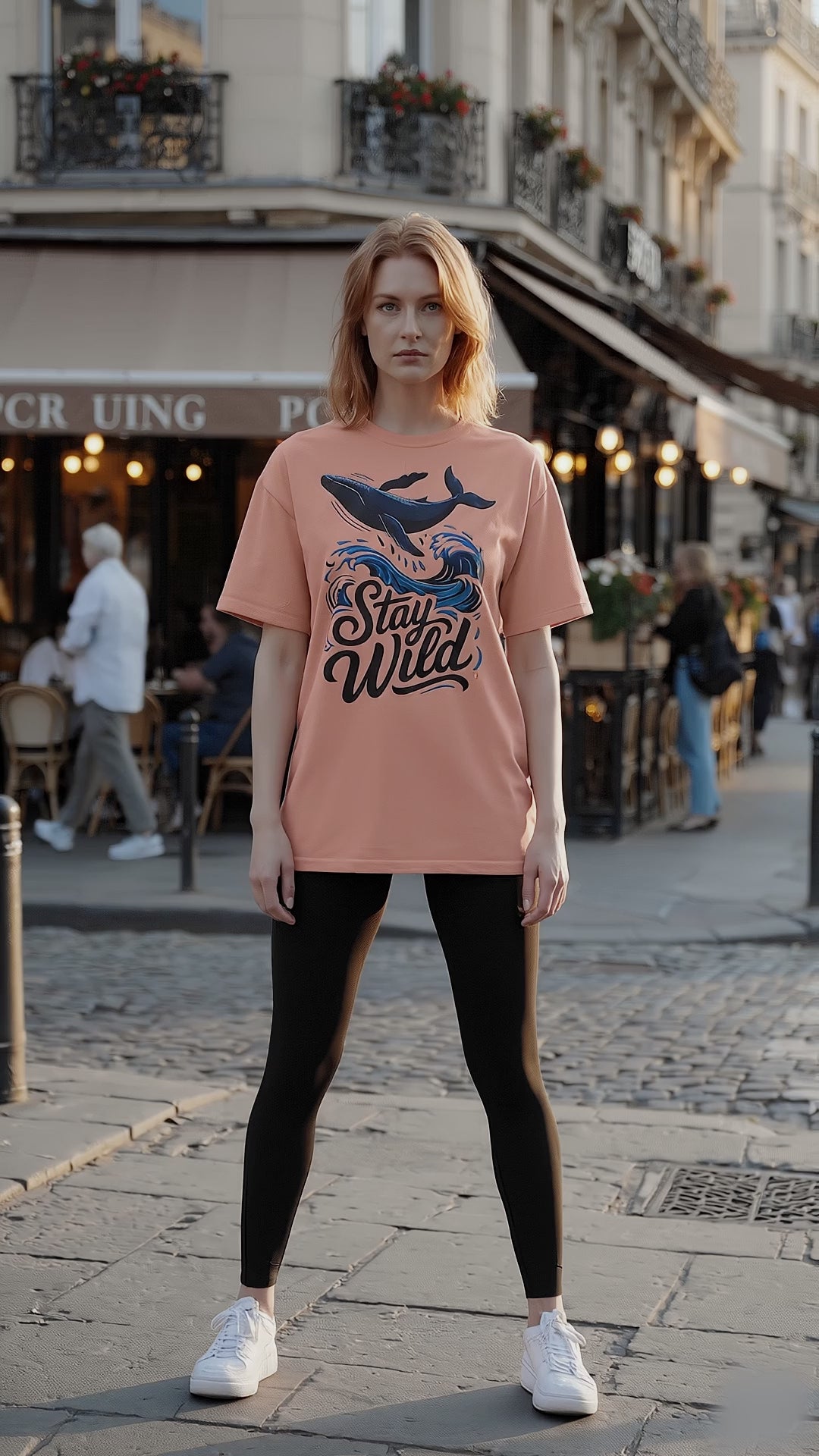 Stay Free Whale Luxury T-Shirt