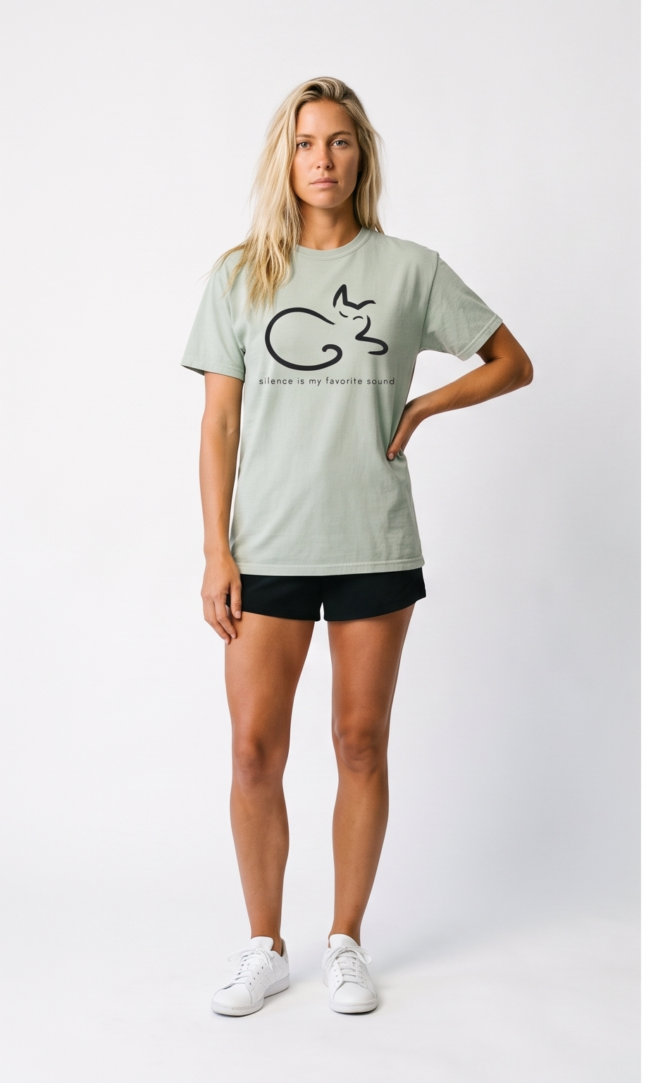 Silence Cat Luxury T-Shirt