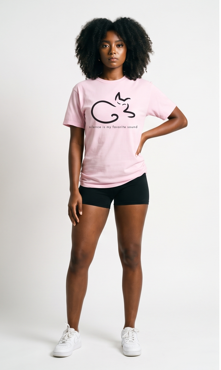 Silence Cat Luxury T-Shirt