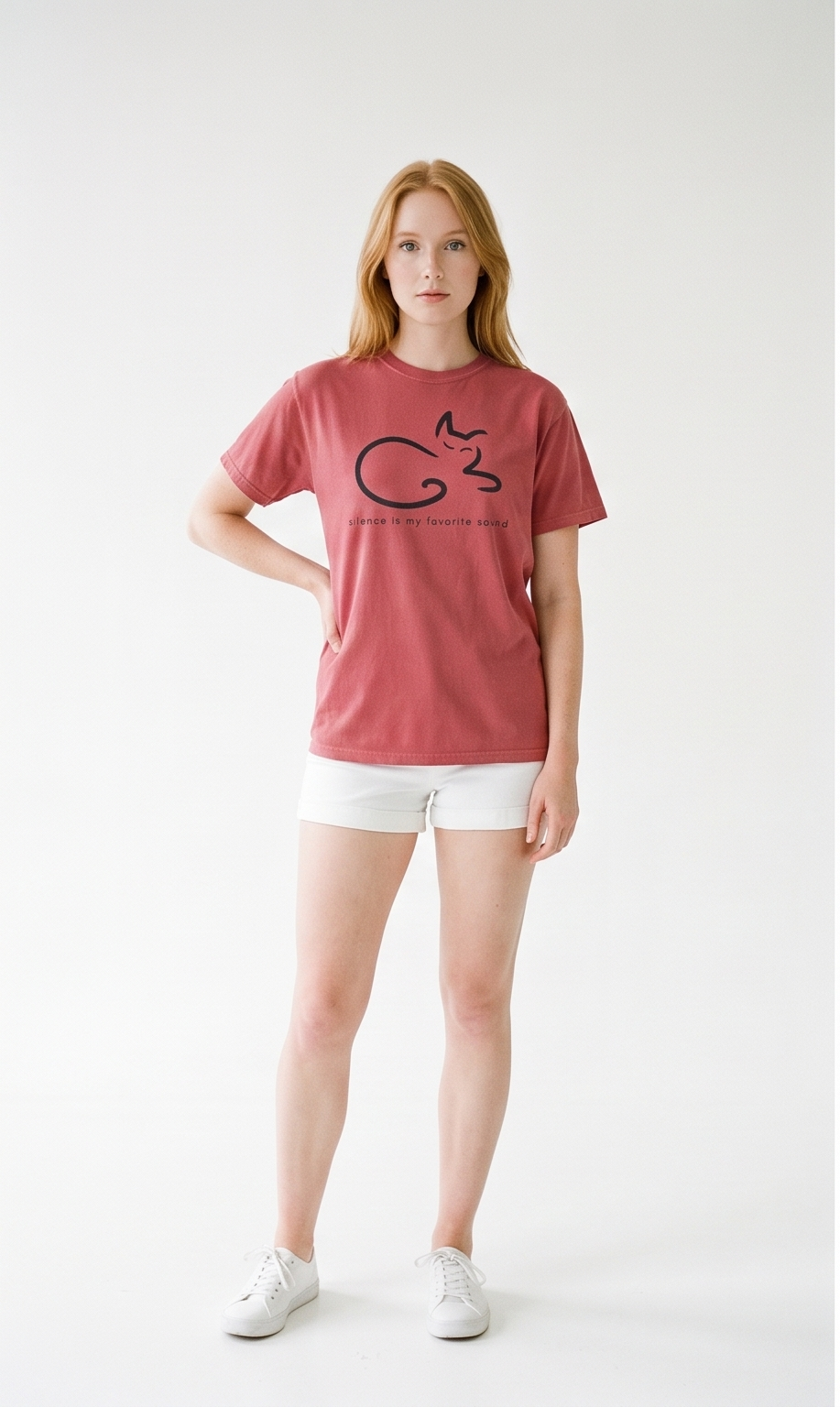 Silence Cat Luxury T-Shirt