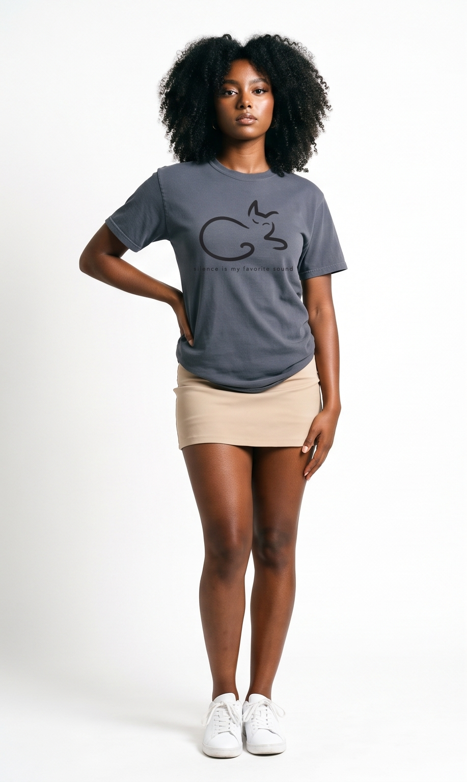 Silence Cat Luxury T-Shirt