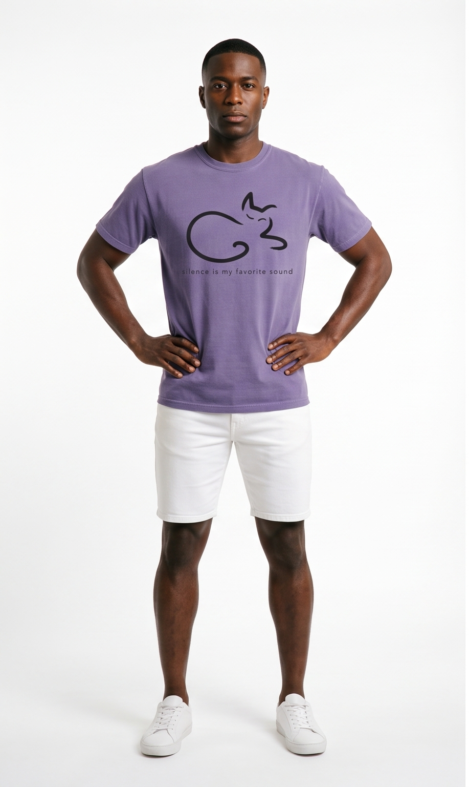 Silence Cat Luxury T-Shirt