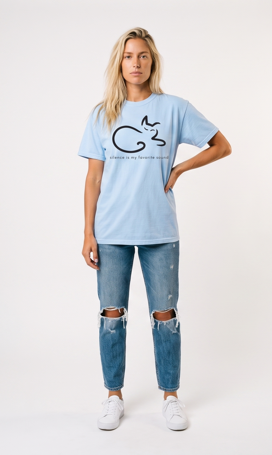 Silence Cat Luxury T-Shirt