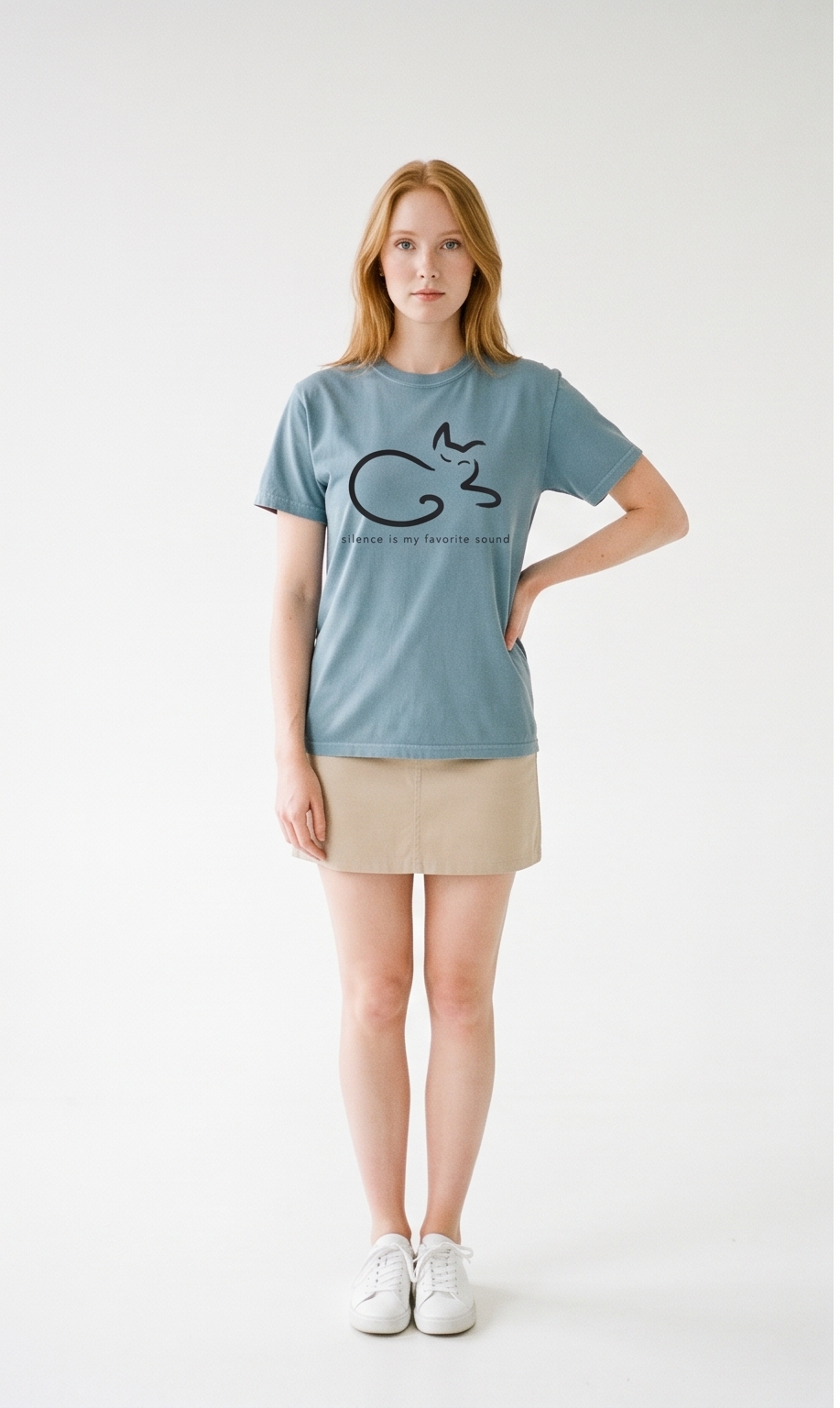 Silence Cat Luxury T-Shirt