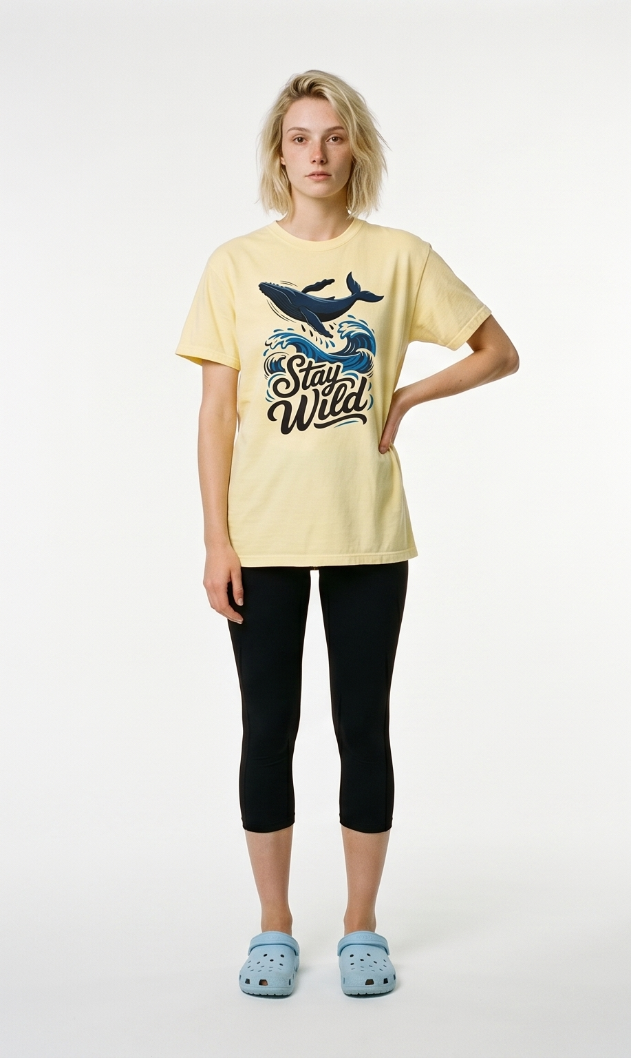 Stay Free Whale Luxury T-Shirt