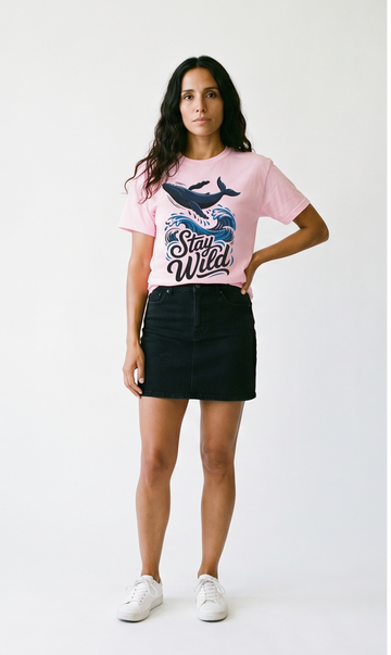 Stay Free Whale Luxury T-Shirt
