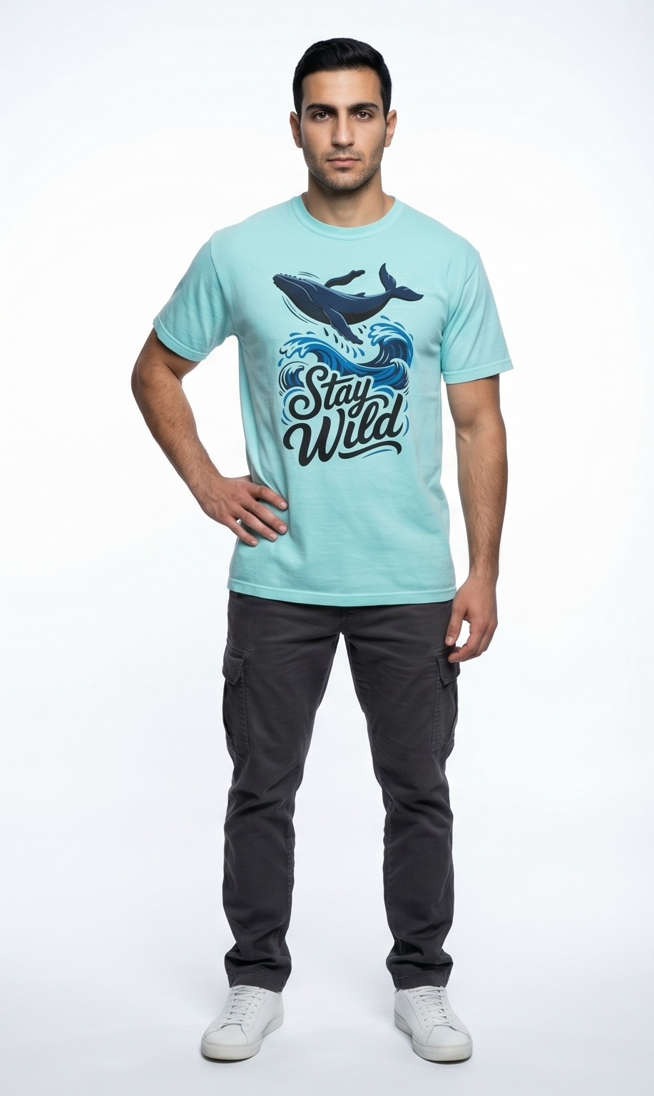 Stay Free Whale Luxury T-Shirt