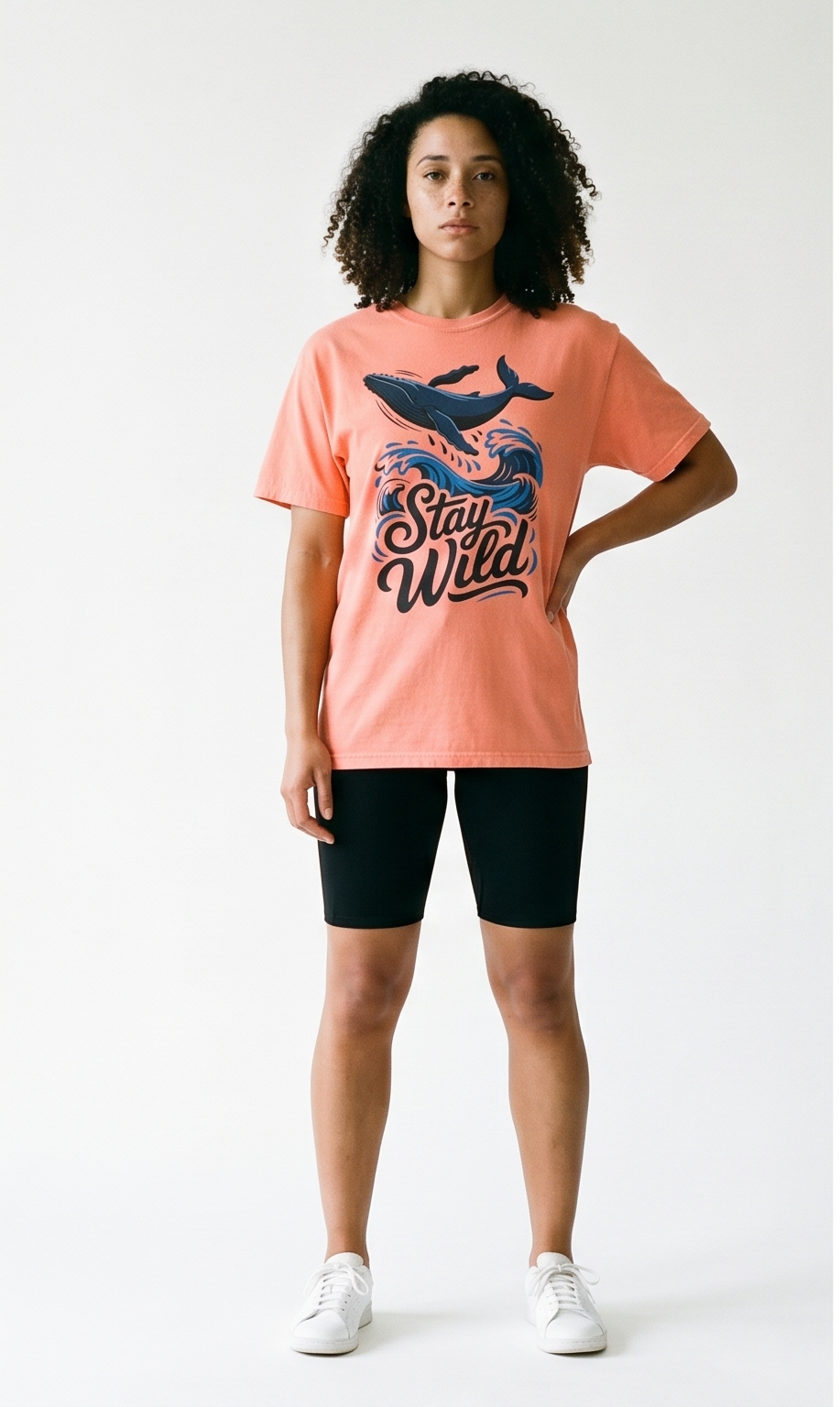 Stay Free Whale Luxury T-Shirt